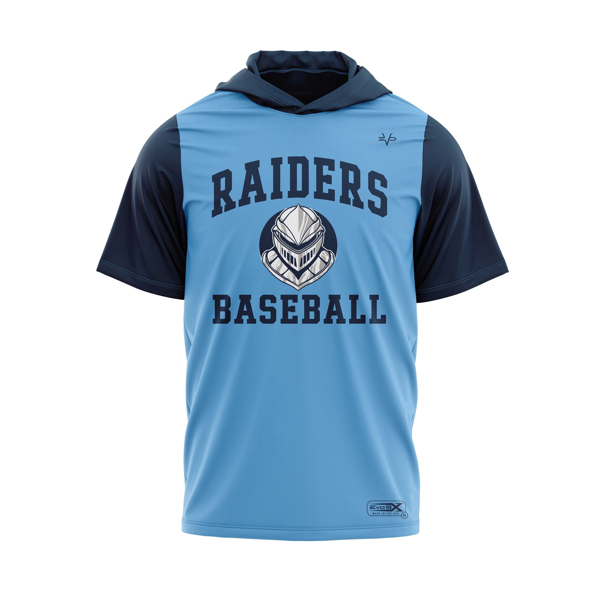 RAIDERS LT WT HOODY SS COLUMBIA-NAVY