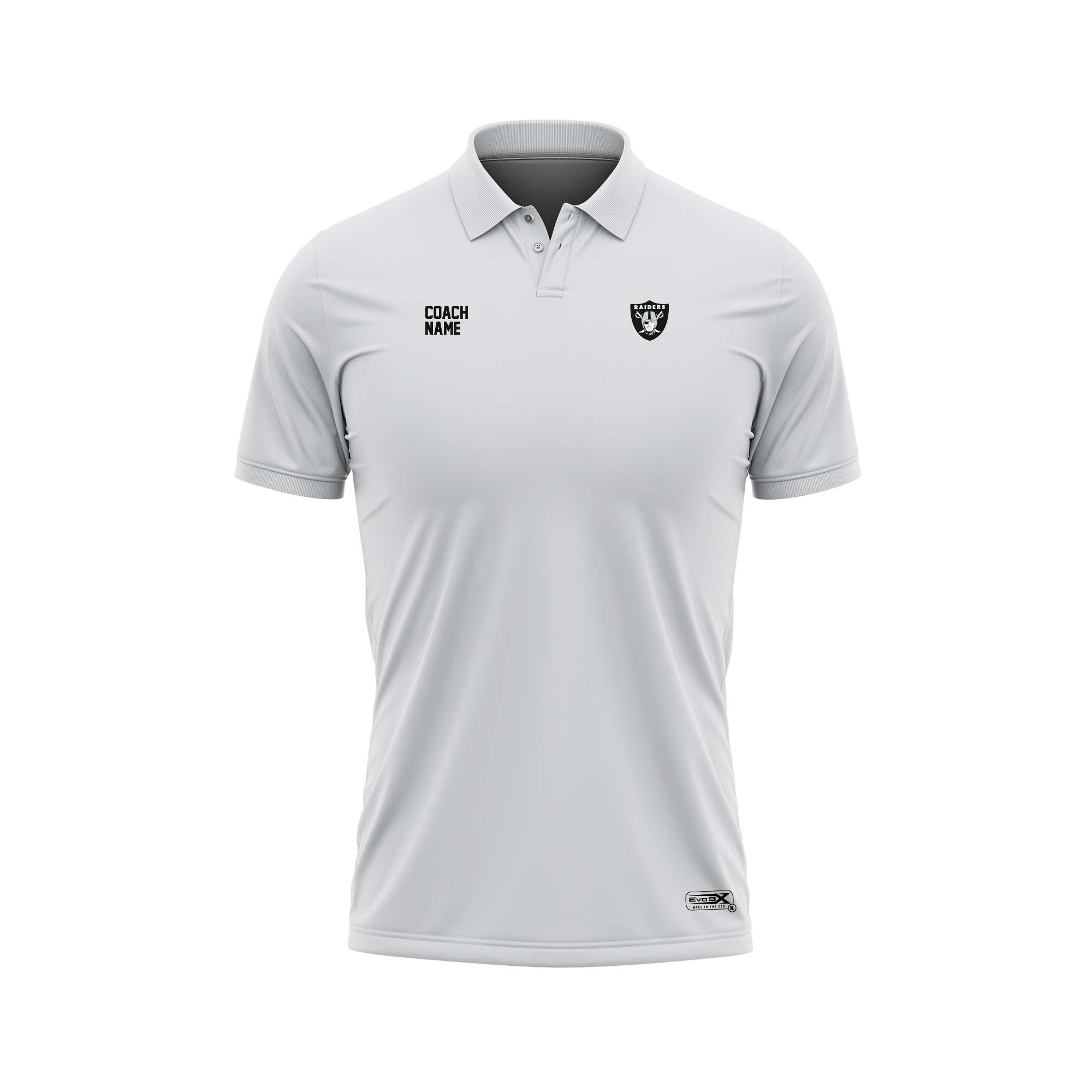 Raiders Silver Coaches Polo