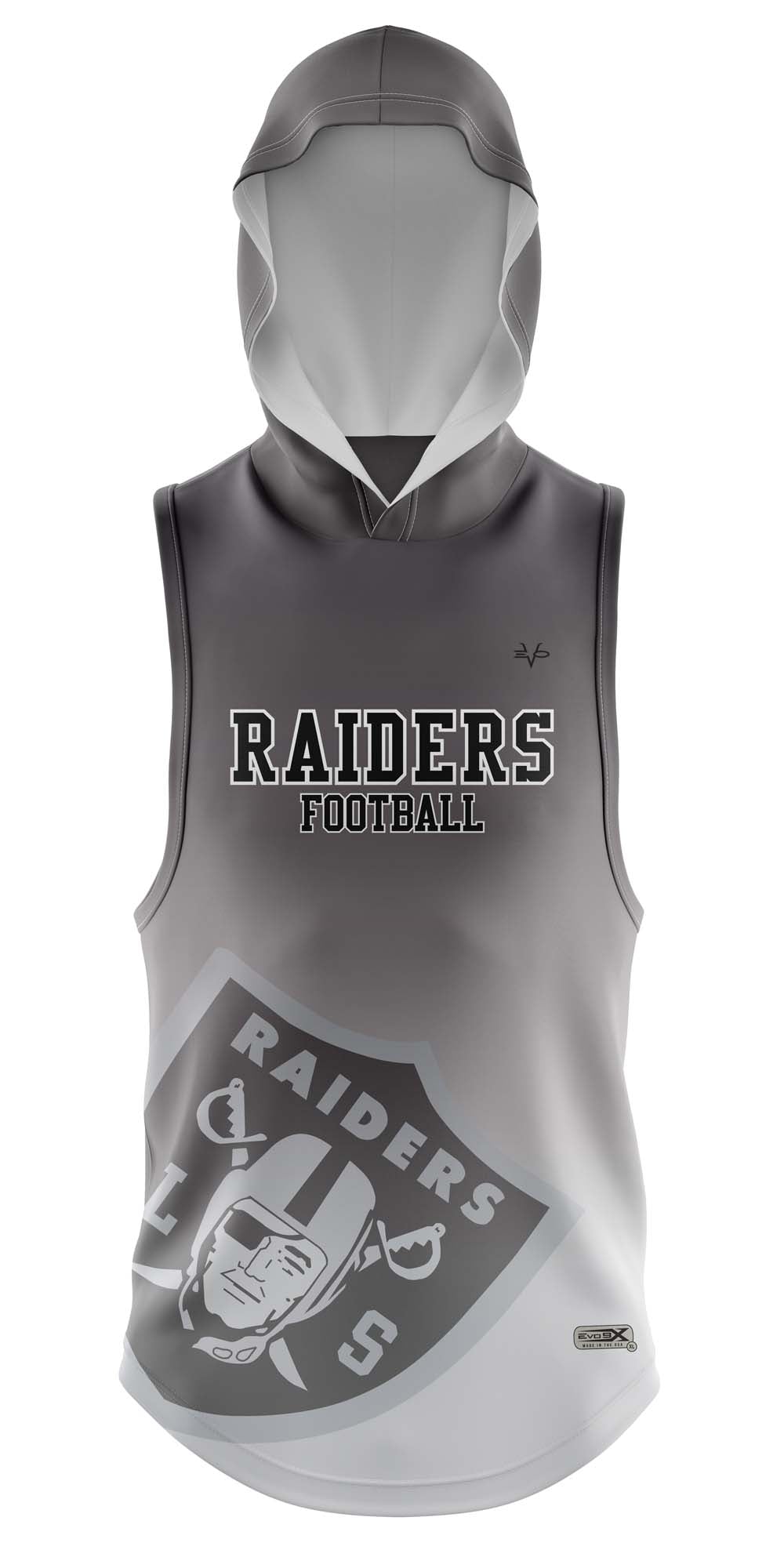 Raiders SLEEVELESS LOOSE FIT HOODIE