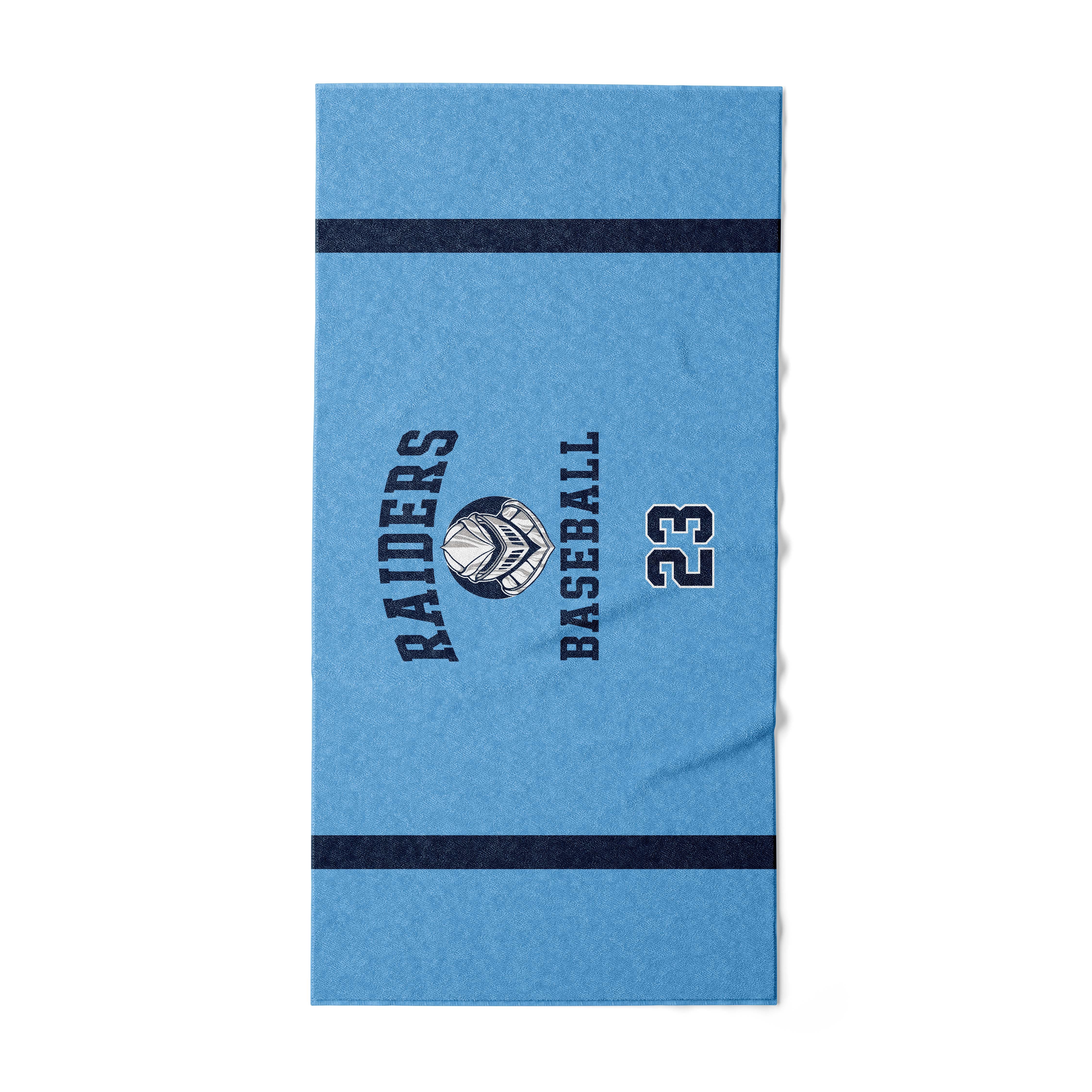 RAIDERS TOWEL COLUMBIA BLUE