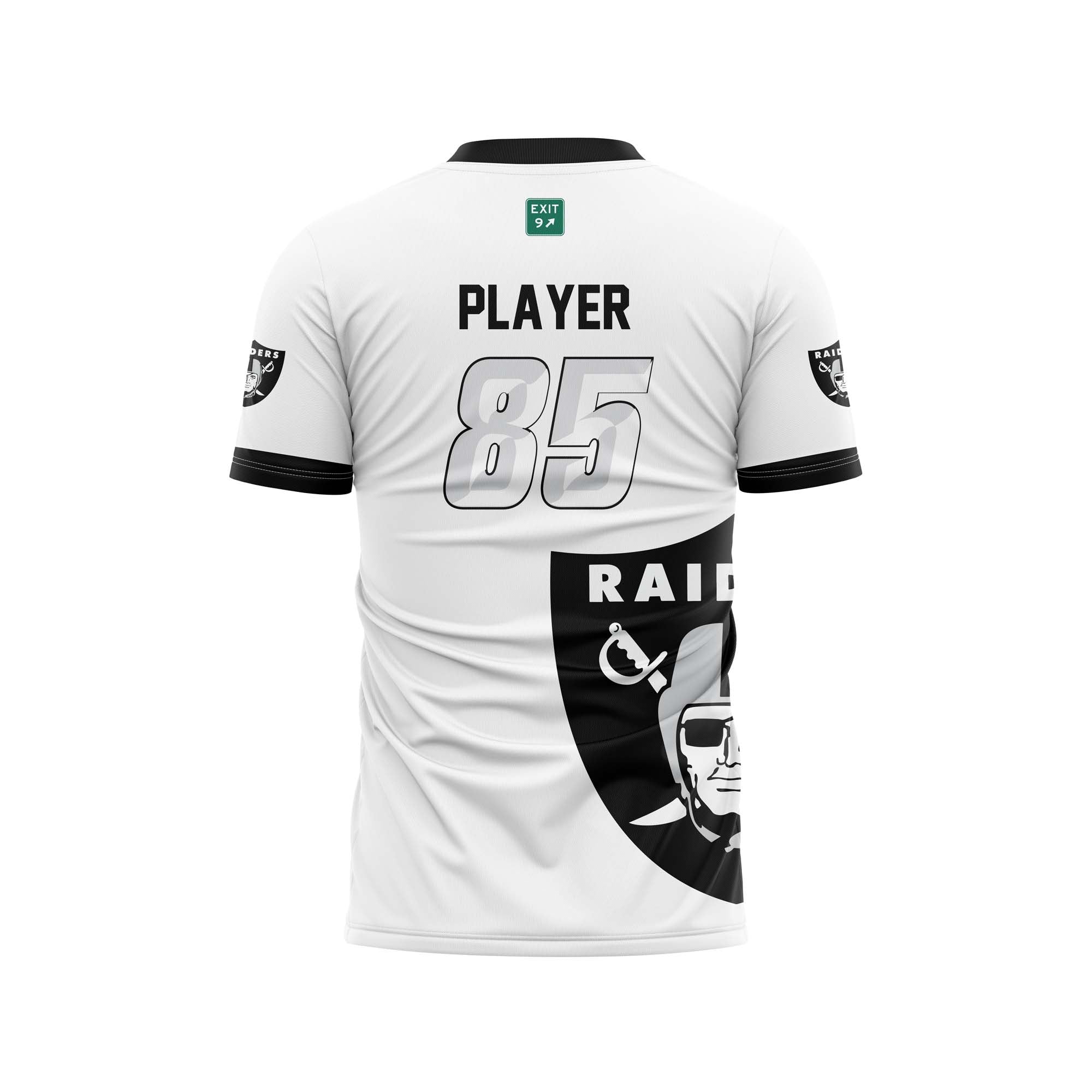 Raiders White SS V-Neck