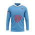 RUCCI BASEBALL "FEAR" LIGHTWEIGHT HOODIE - CAROLINA BLUE
