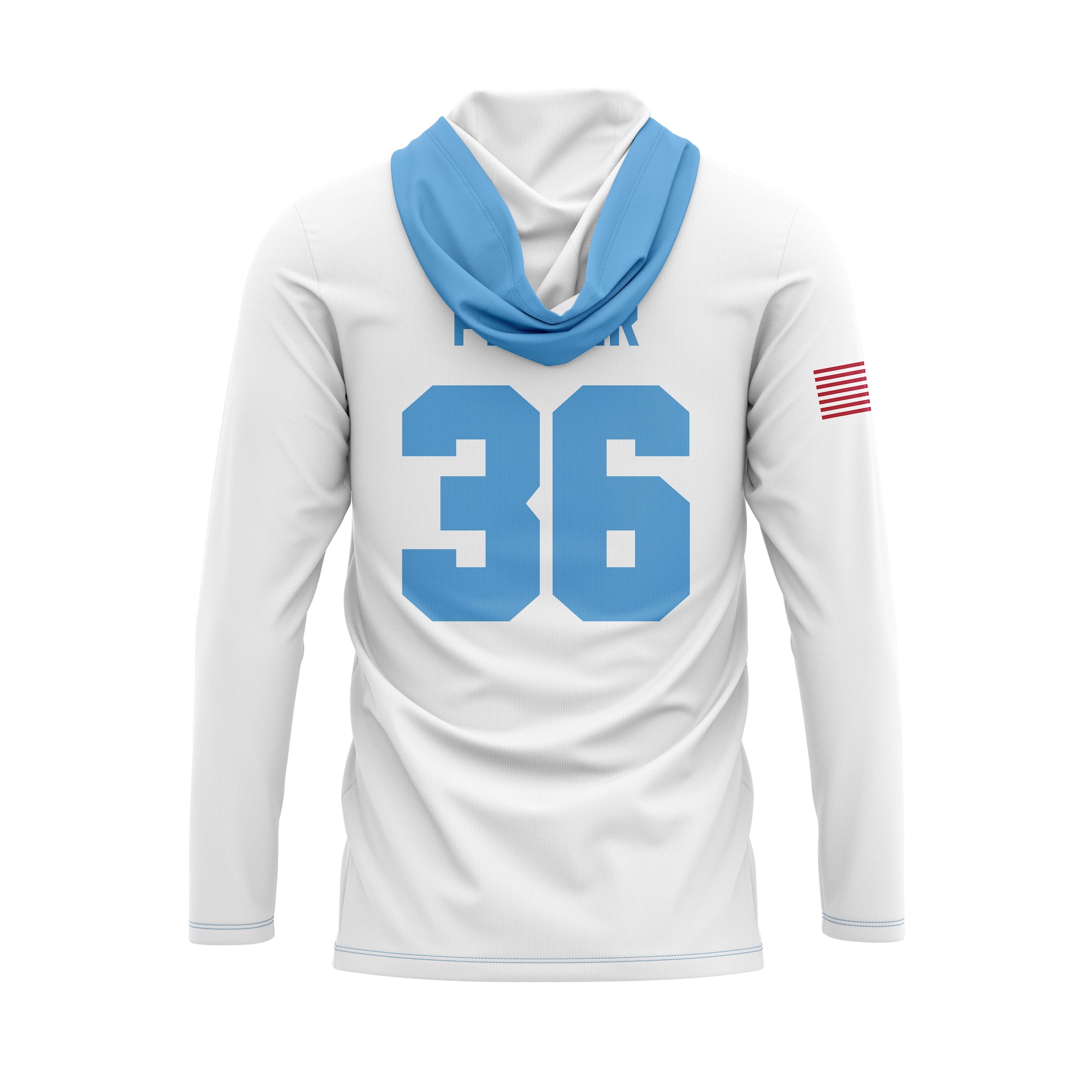 RUCCI BASEBALL "FEAR" LIGHTWEIGHT HOODIE - WHITE