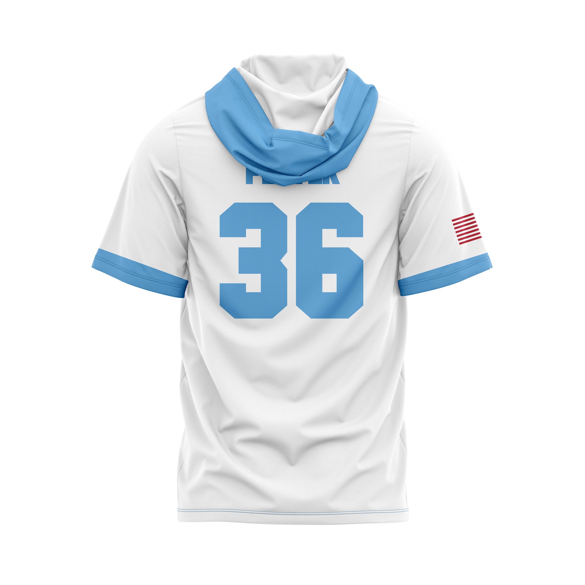RUCCI BASEBALL LIGHTWEIGHT HOODIE SS -  WHITE