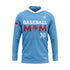 RUCCI BASEBALL MOM LIGHTWEIGHT HOODIE - CAROLINA BLUE/WHITE