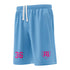 RUCCI BASEBALL SHORT - CAROLINA BLUE/PINK