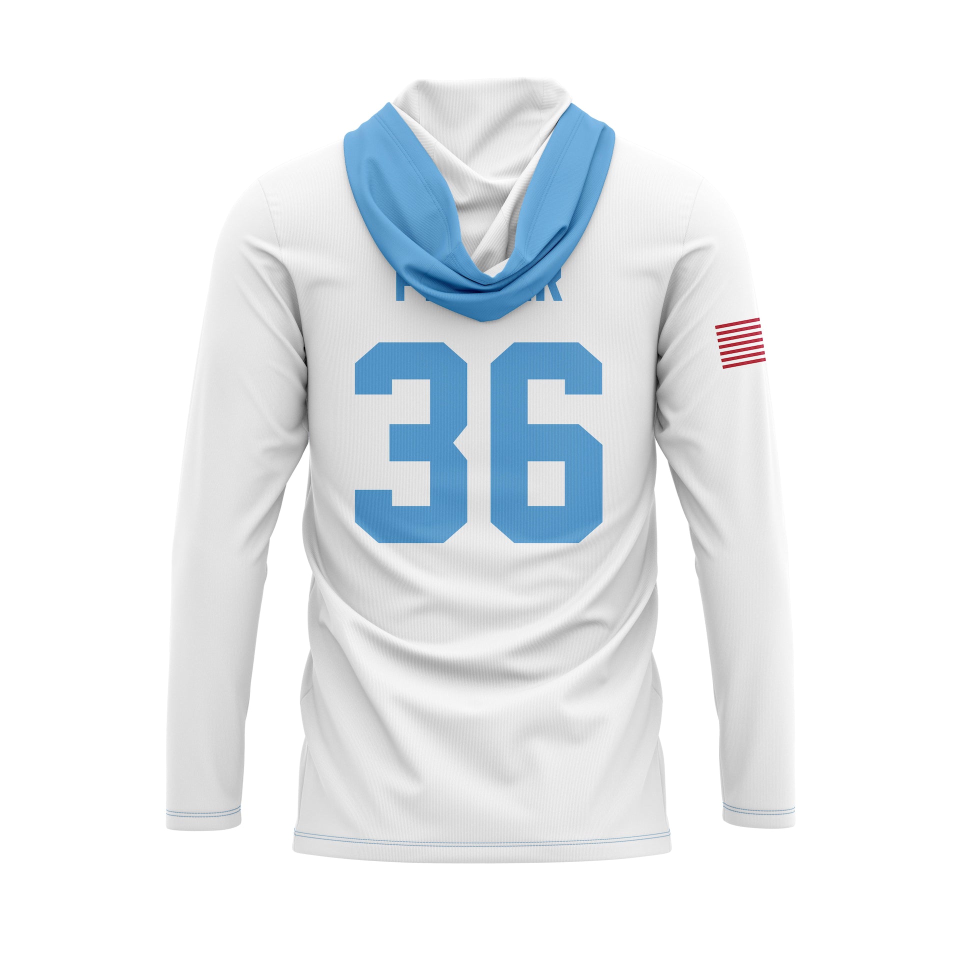 RUCCI BASEBALL MOM LIGHTWEIGHT HOODIE - WHITE