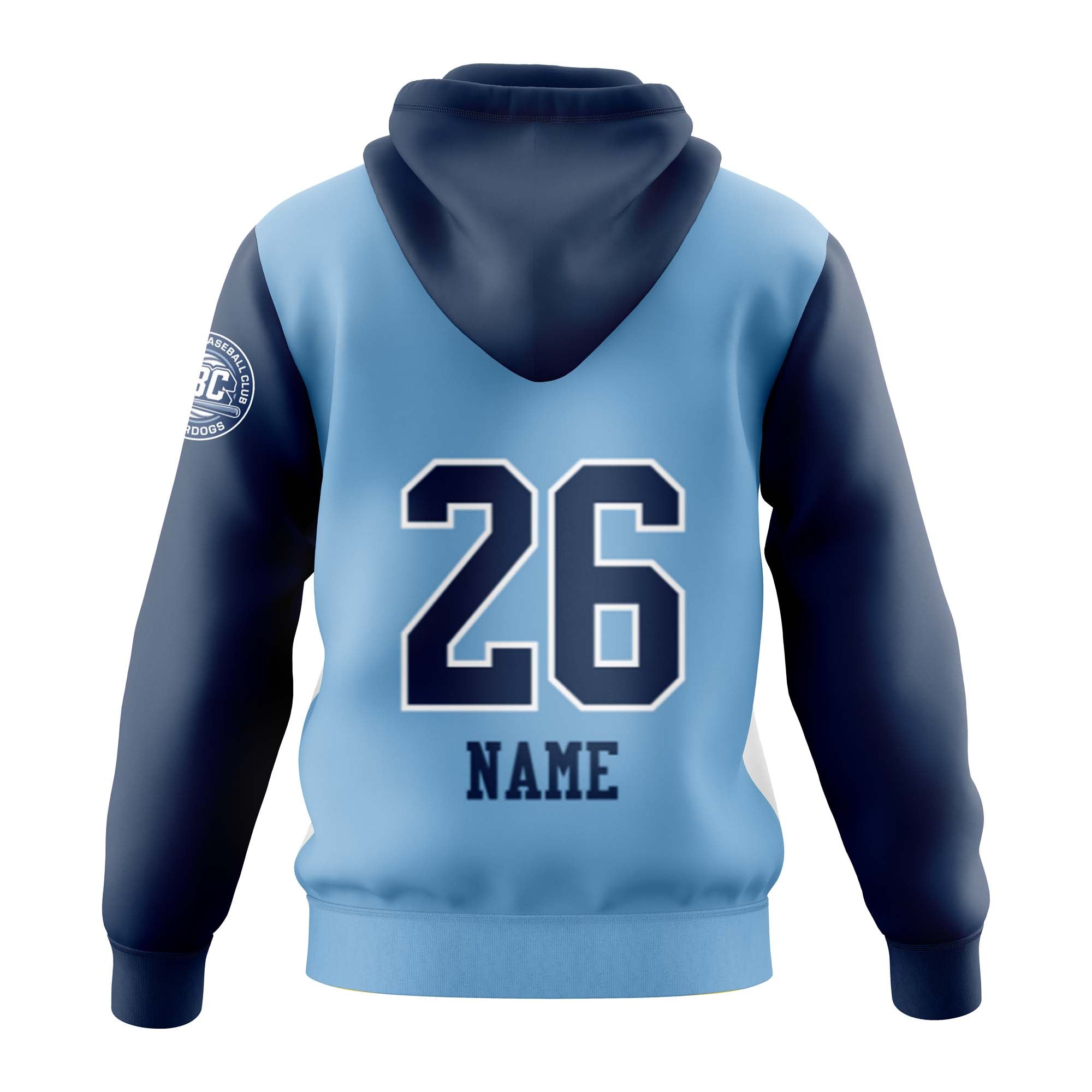 SAYREVILLE BASEBALL Sublimated Full-Zip Hoodie