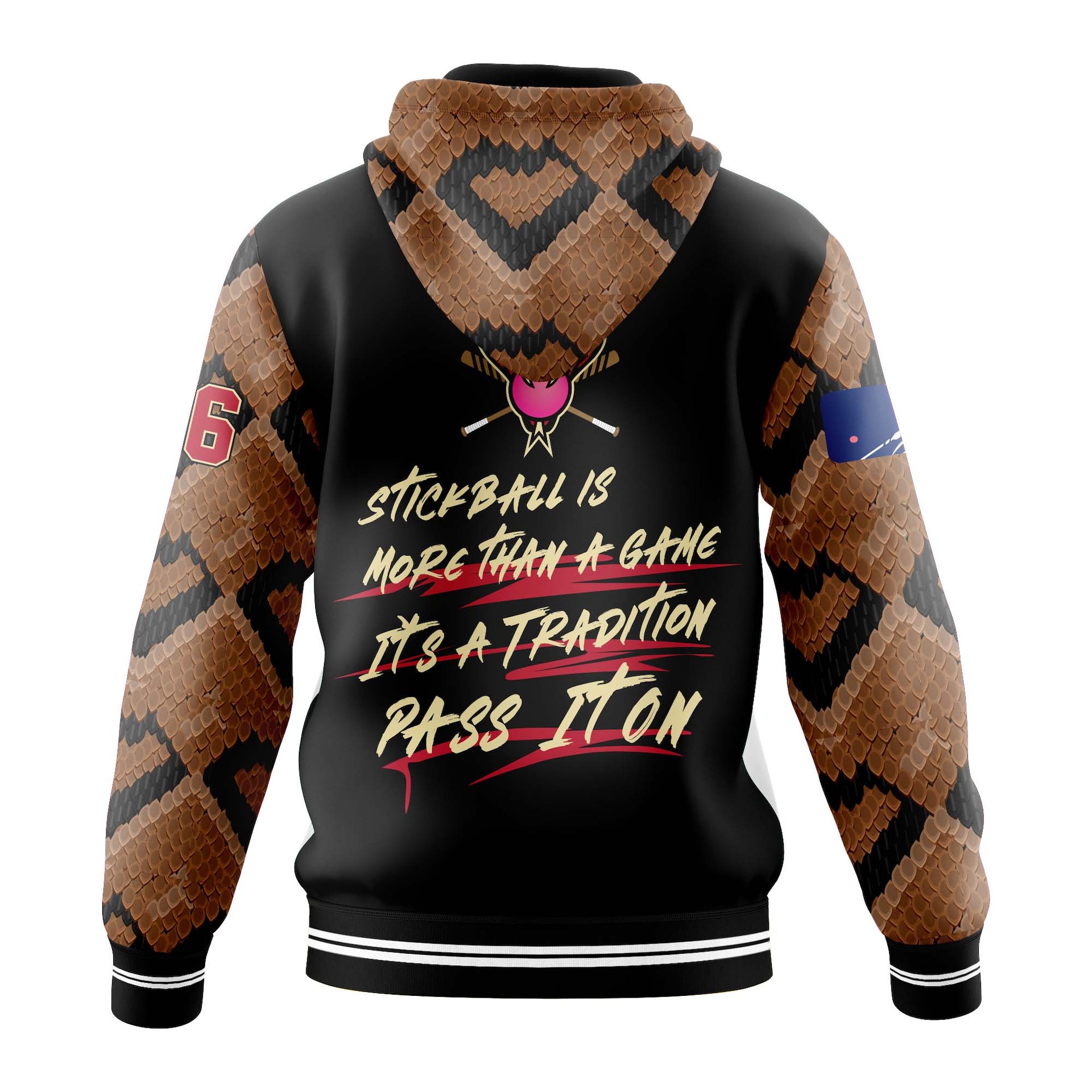 SERPIENTES DBACK SNAKE HOODIE