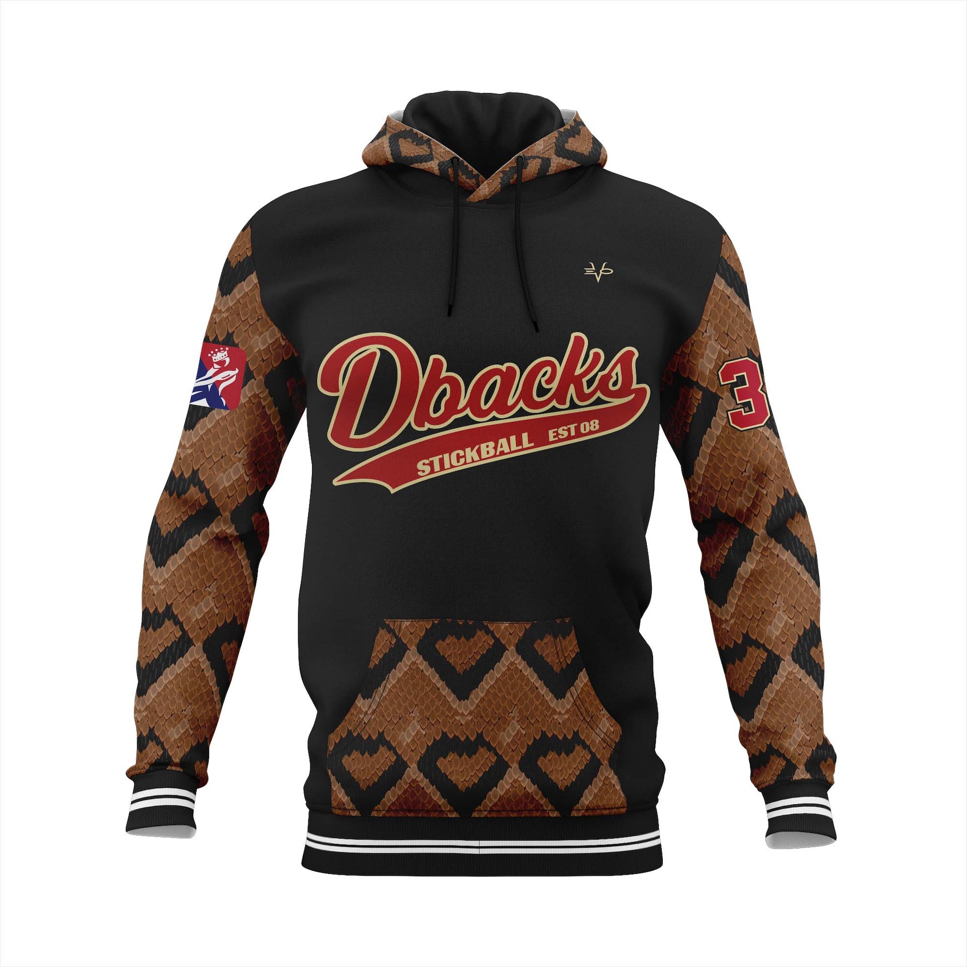 SERPIENTES DBACK SNAKE HOODIE