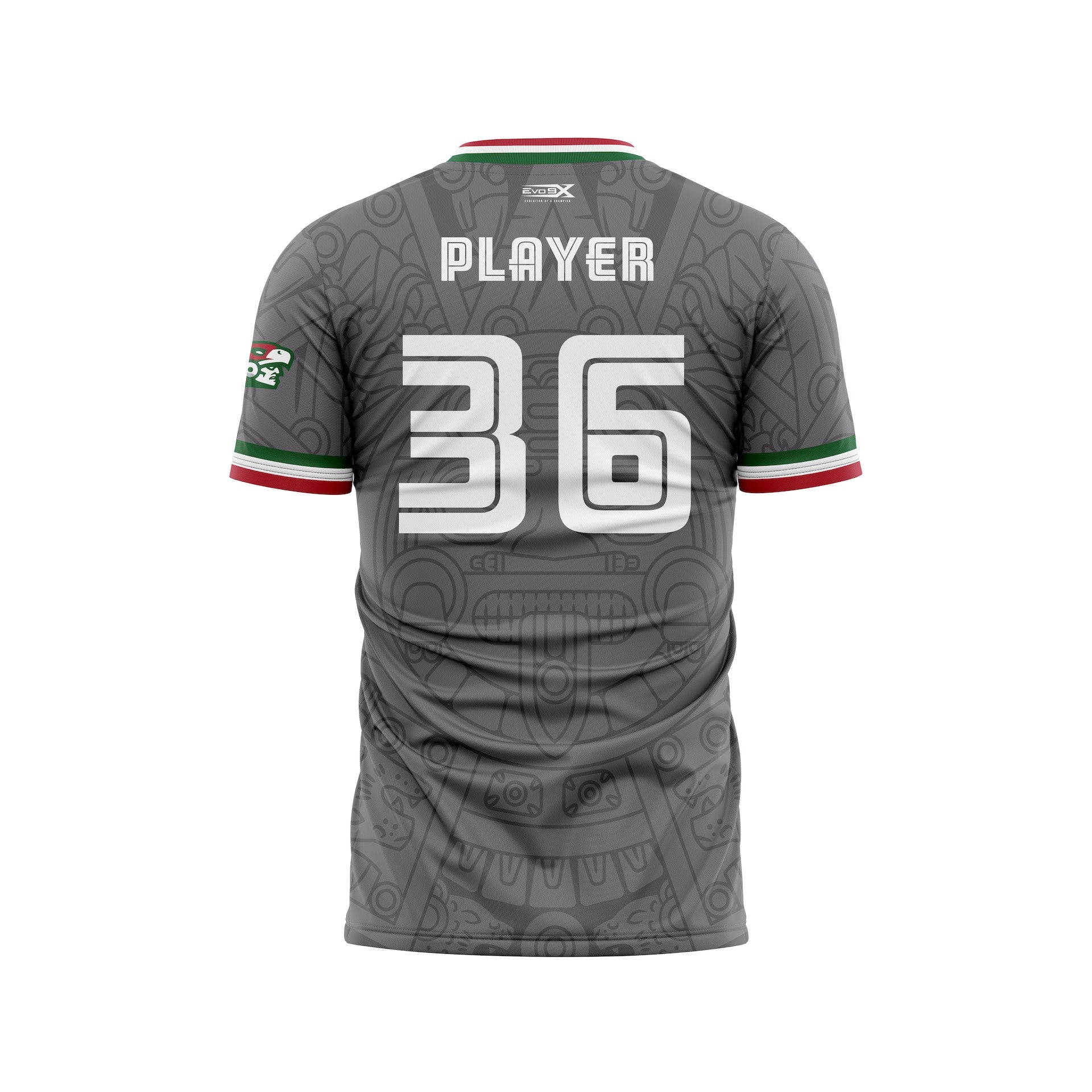 SHAOLIN AZTECS VNECK SS - GREY