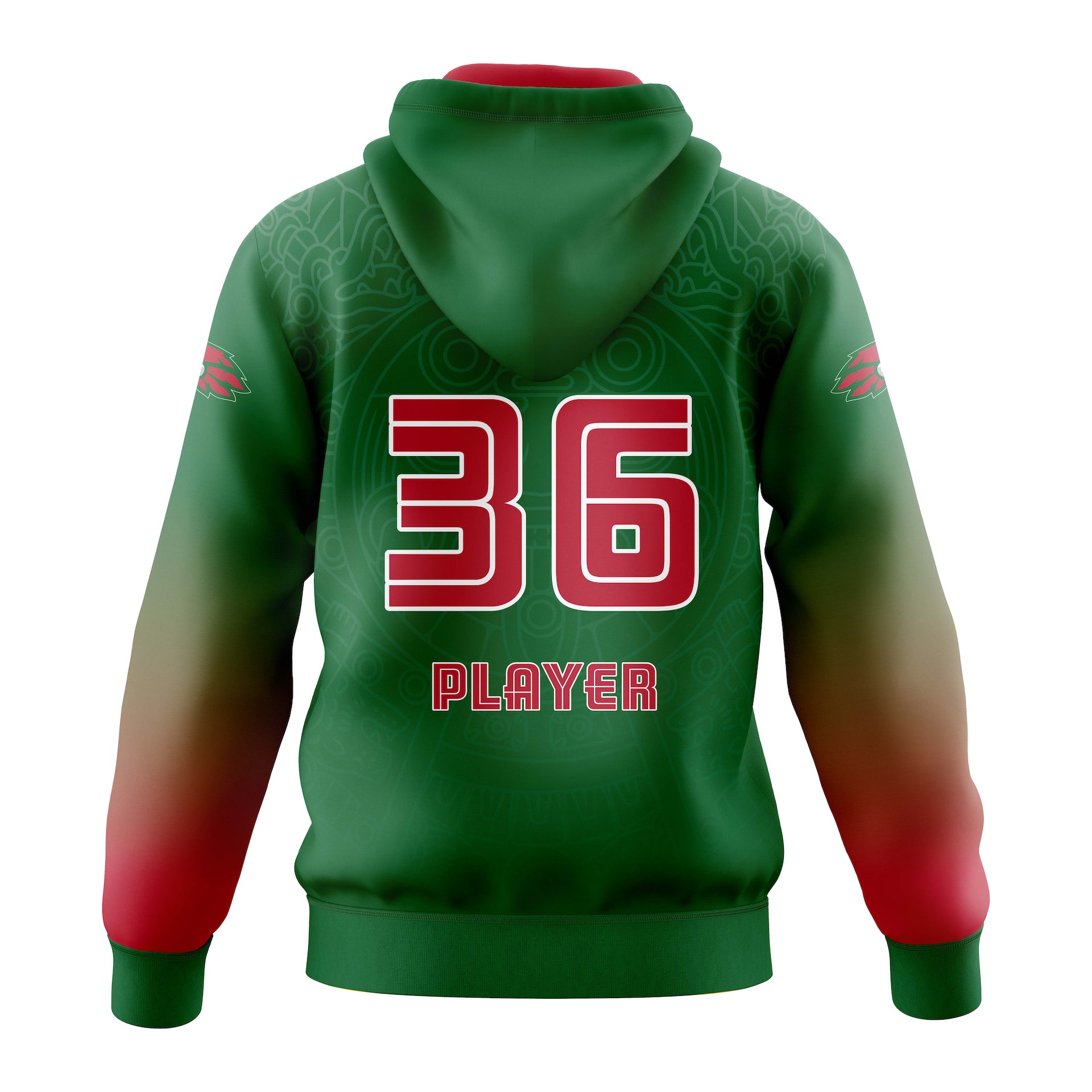 SHAOLIN AZTECS HOODIE - GREEN