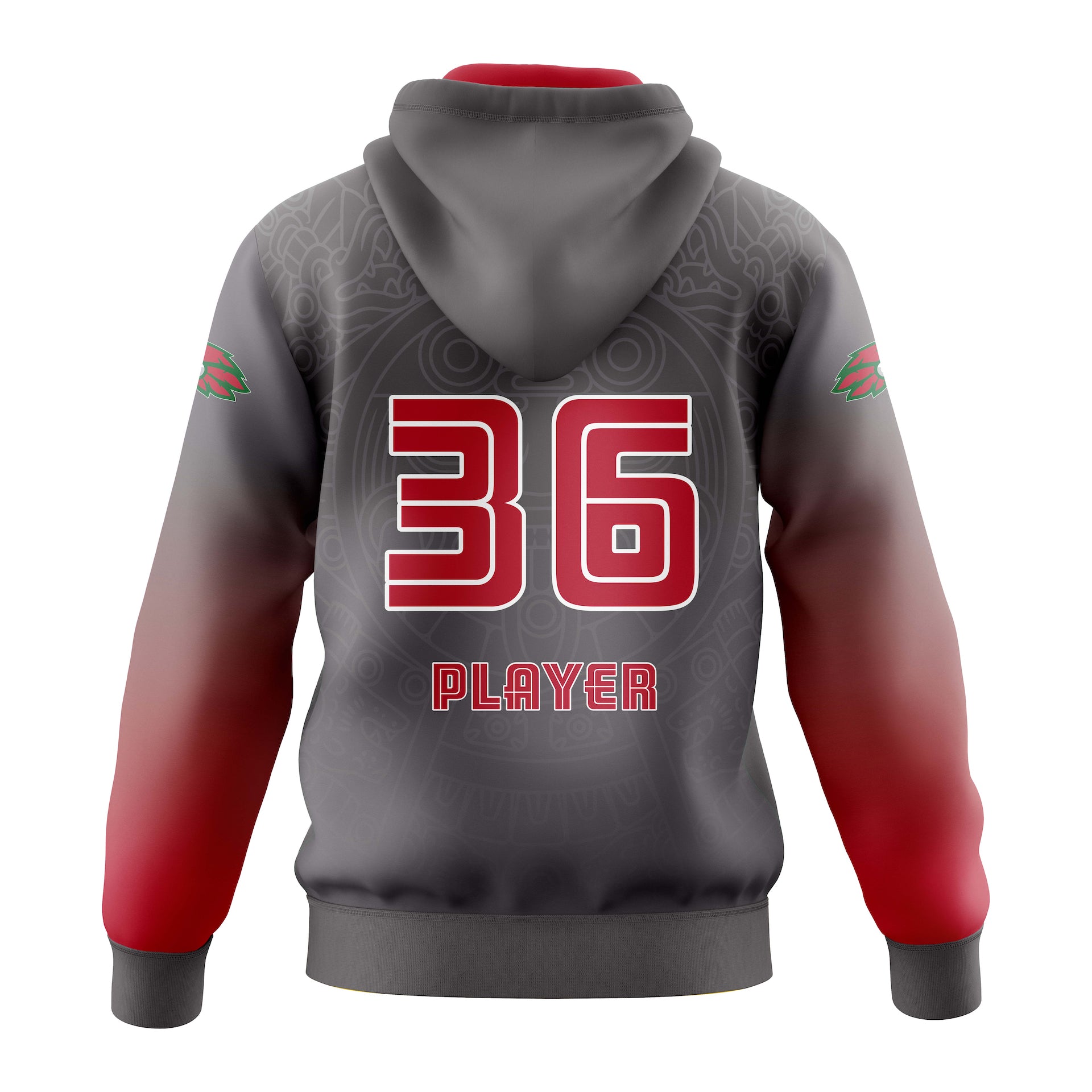 SHAOLIN AZTECS HOODIE - GREY