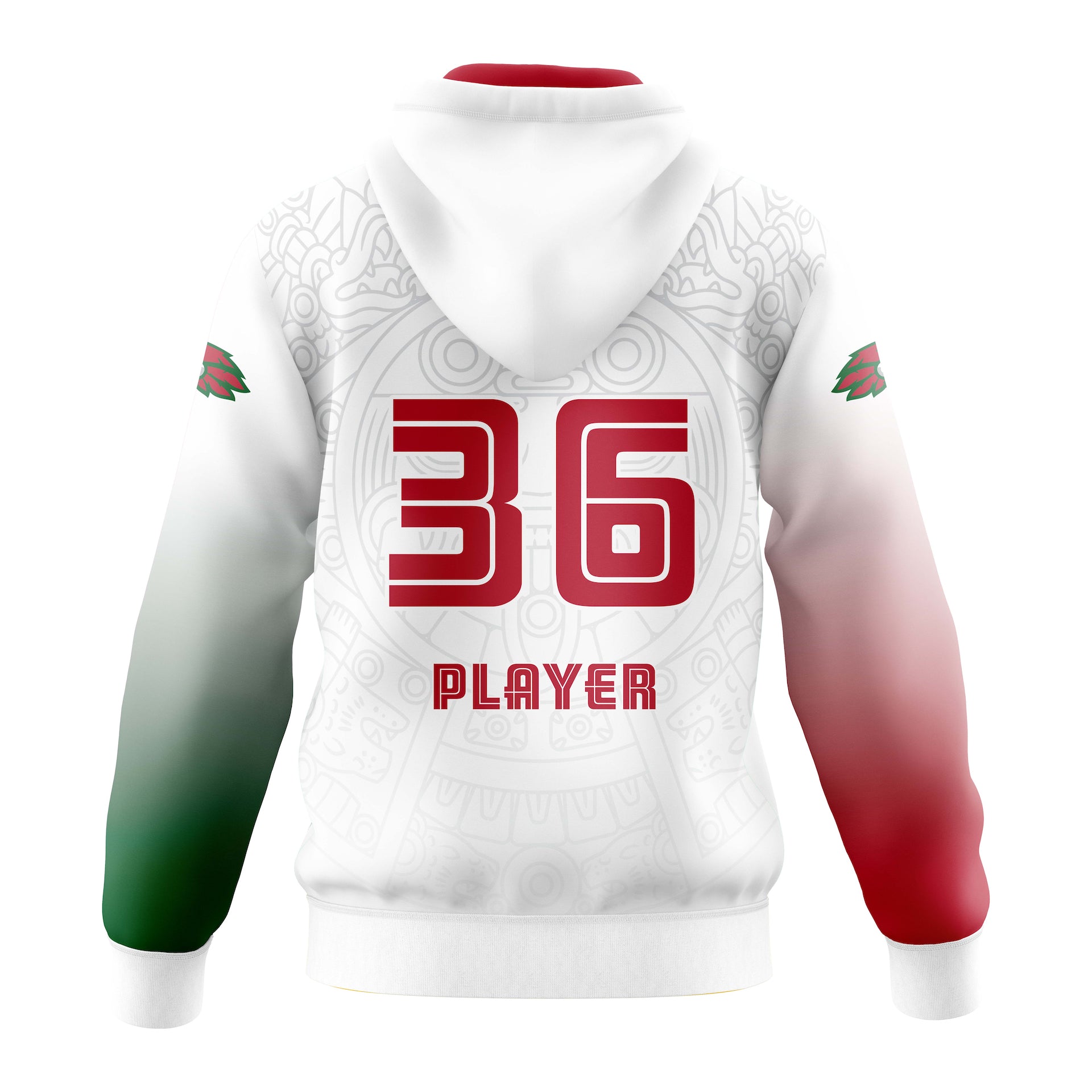 SHAOLIN AZTECS HOODIE - WHITE