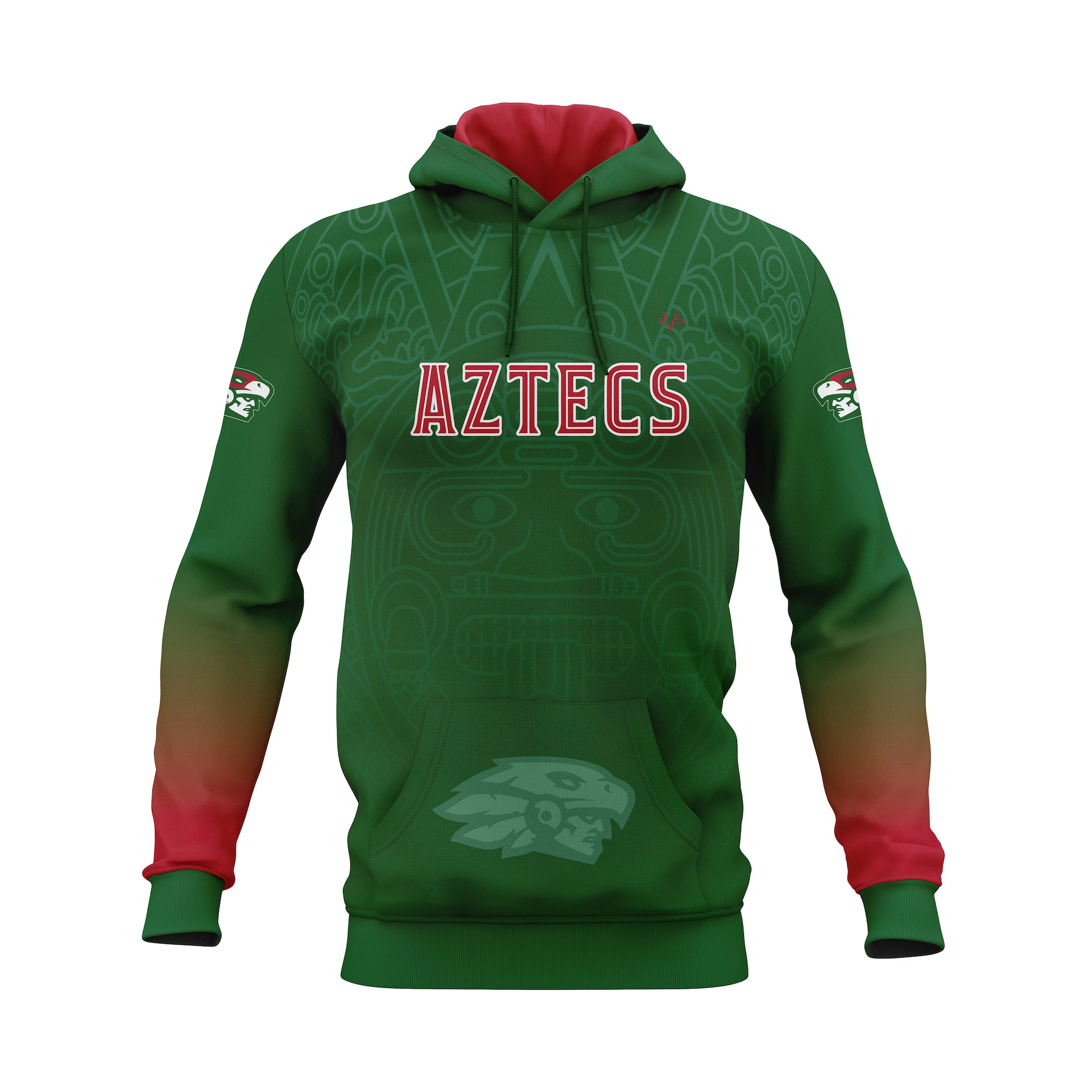 SHAOLIN AZTECS HOODIE - GREEN