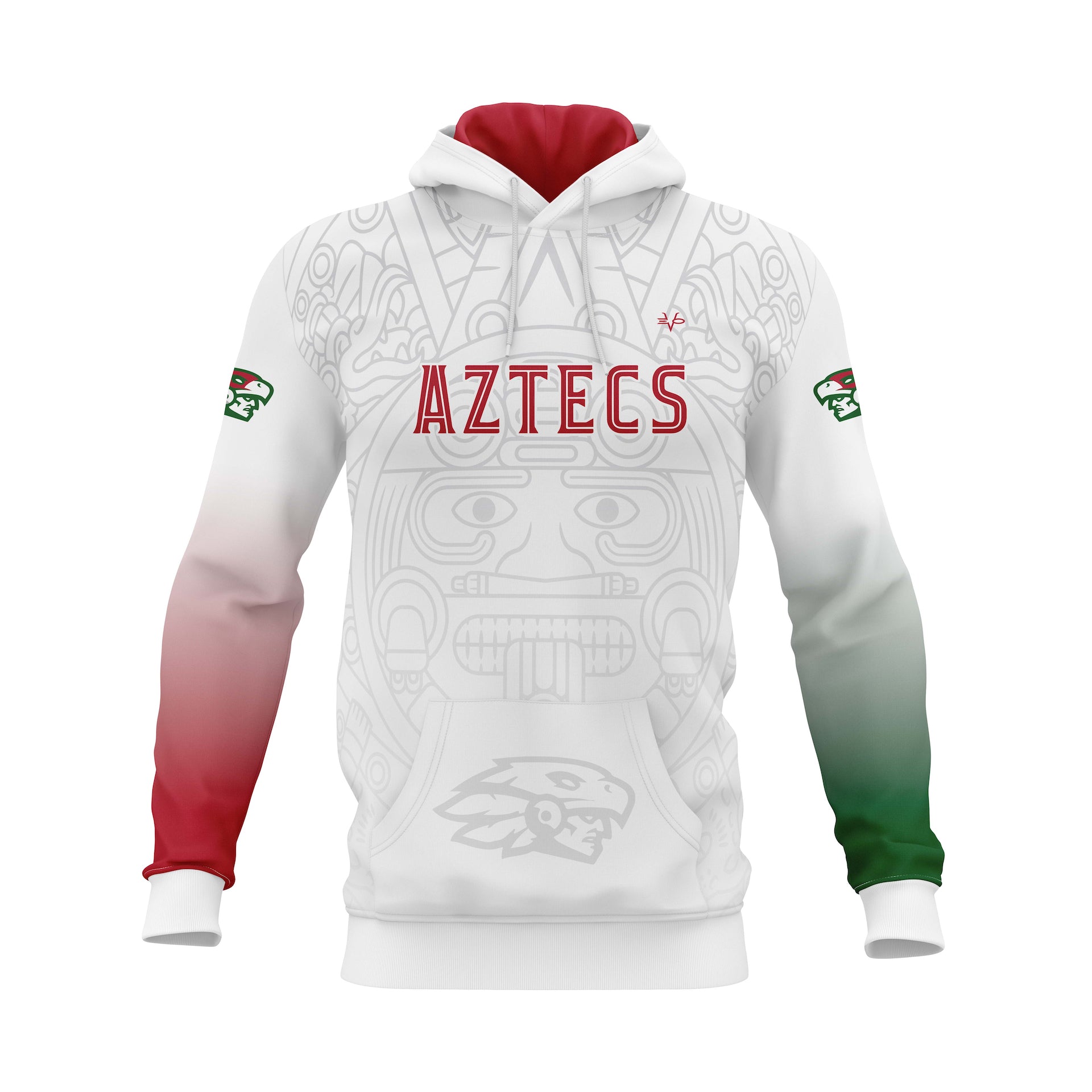SHAOLIN AZTECS HOODIE - WHITE