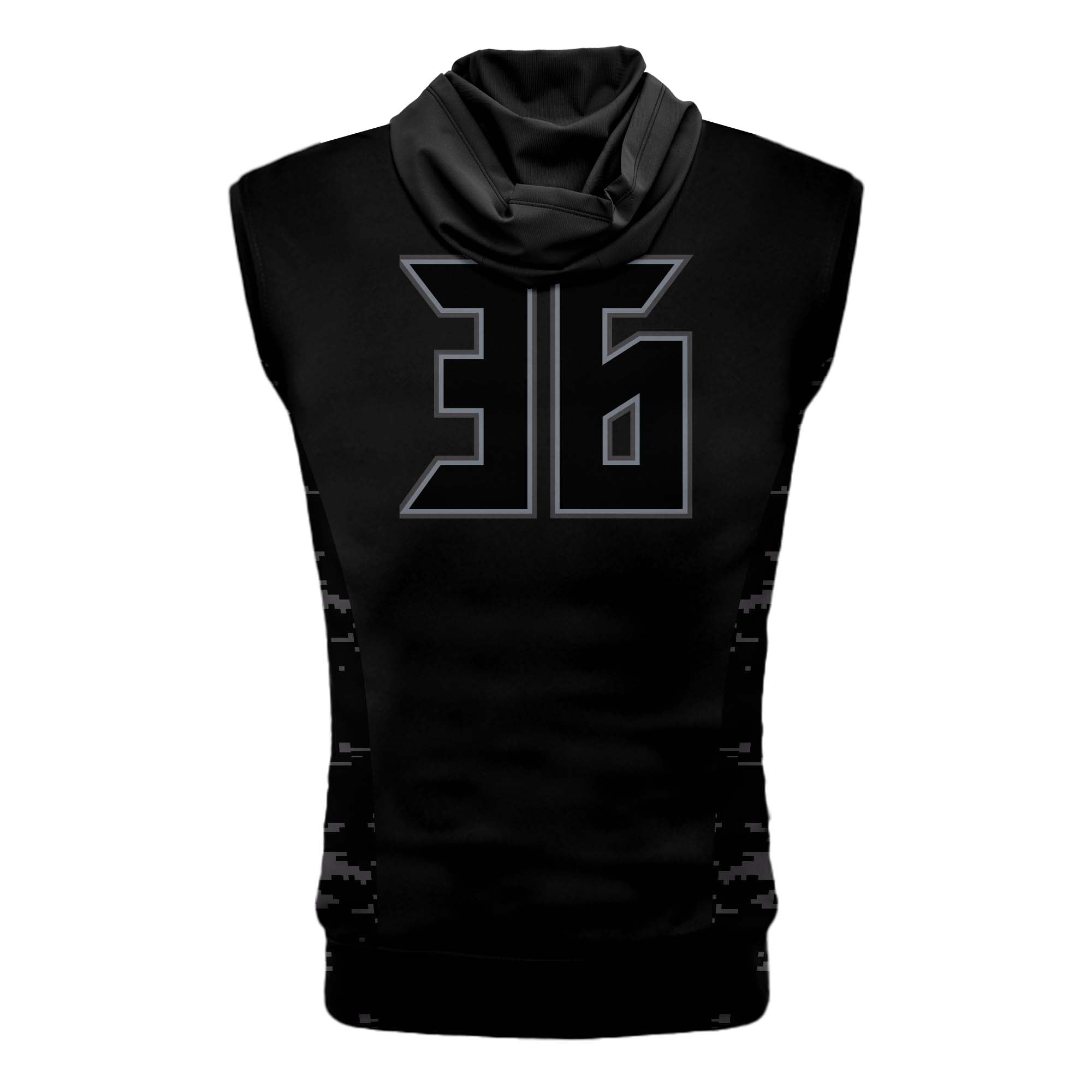 SLEEVELESS COMPRESSION HOODIE