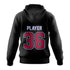 SOBA 2024 BASEBALL HOODIE BLACK Back