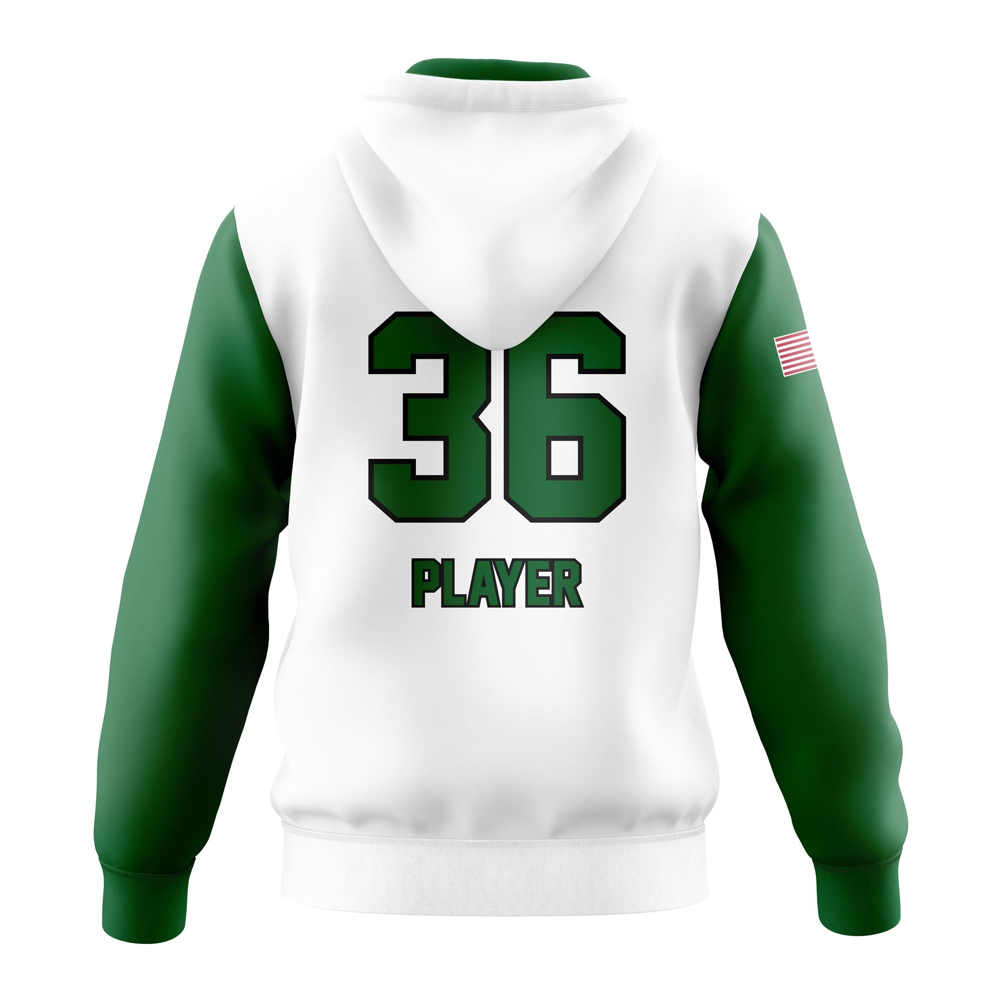 SOUTH PLAINFIELD PATRIOTS BASEBALL HOODIE - WHITE