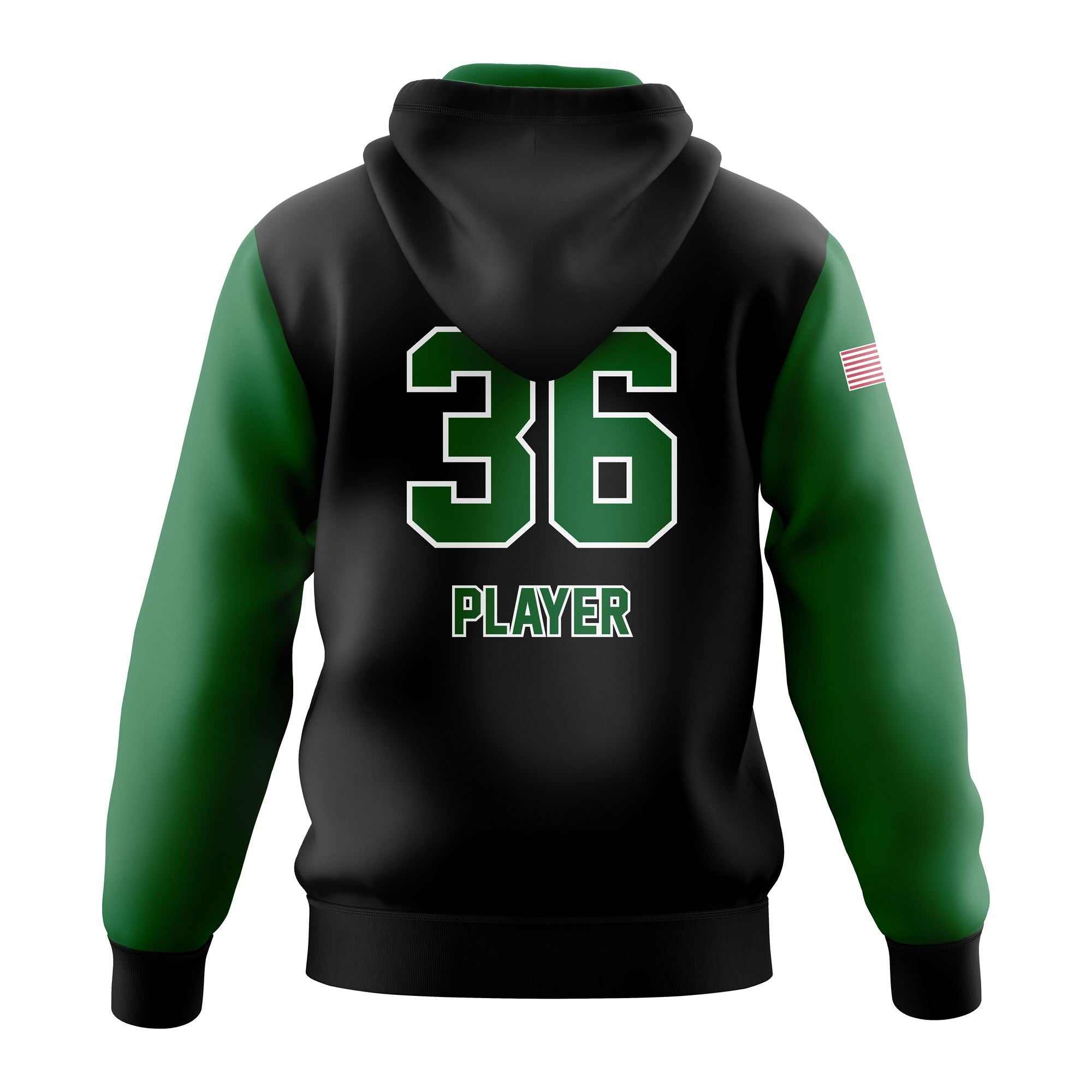 SOUTH PLAINFIELD PATRIOTS LOGO HOODIE - BLACK