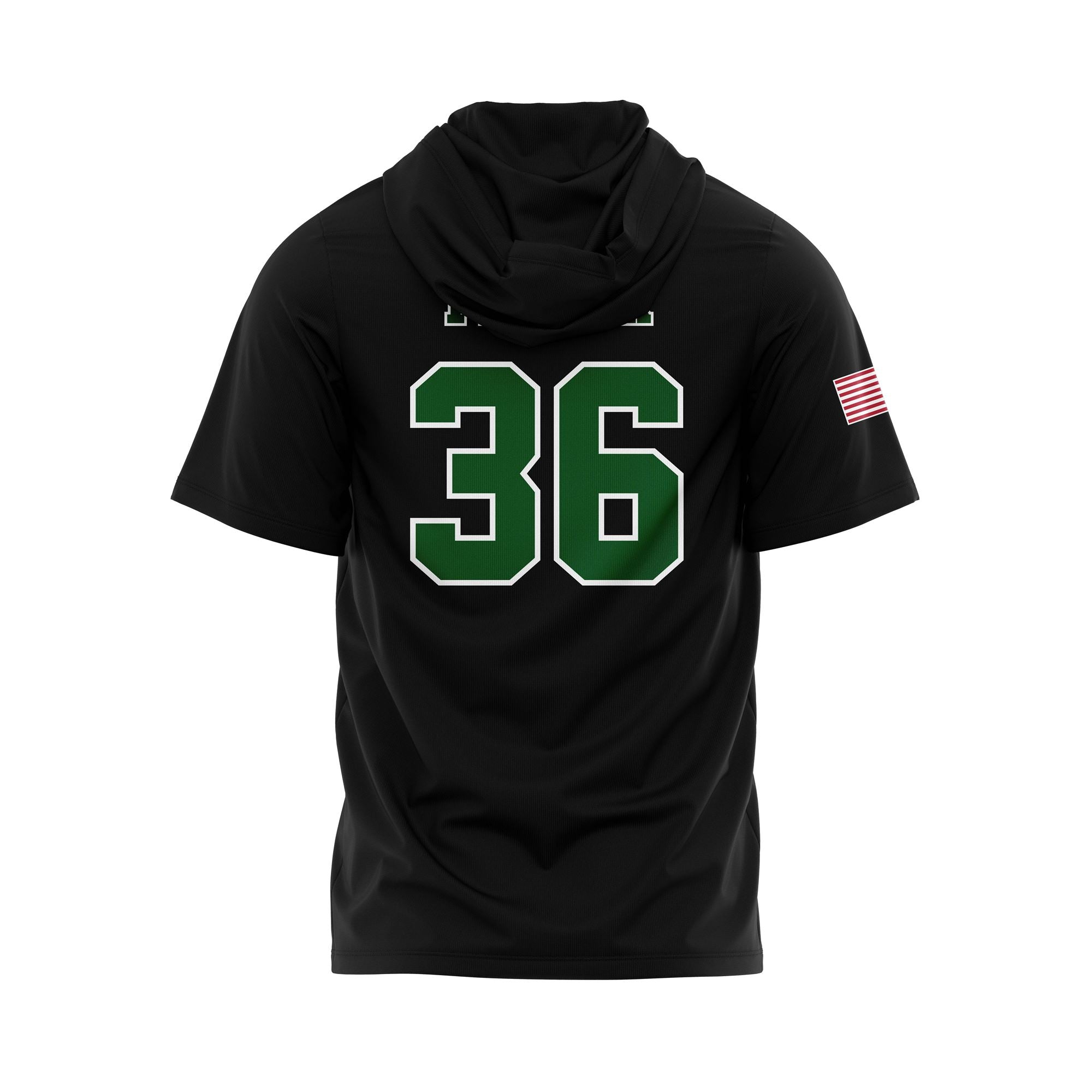 SOUTH PLAINFIELD PATRIOTS BASEBALL SS LIGHTWEIGHT HOODIE - BLACK