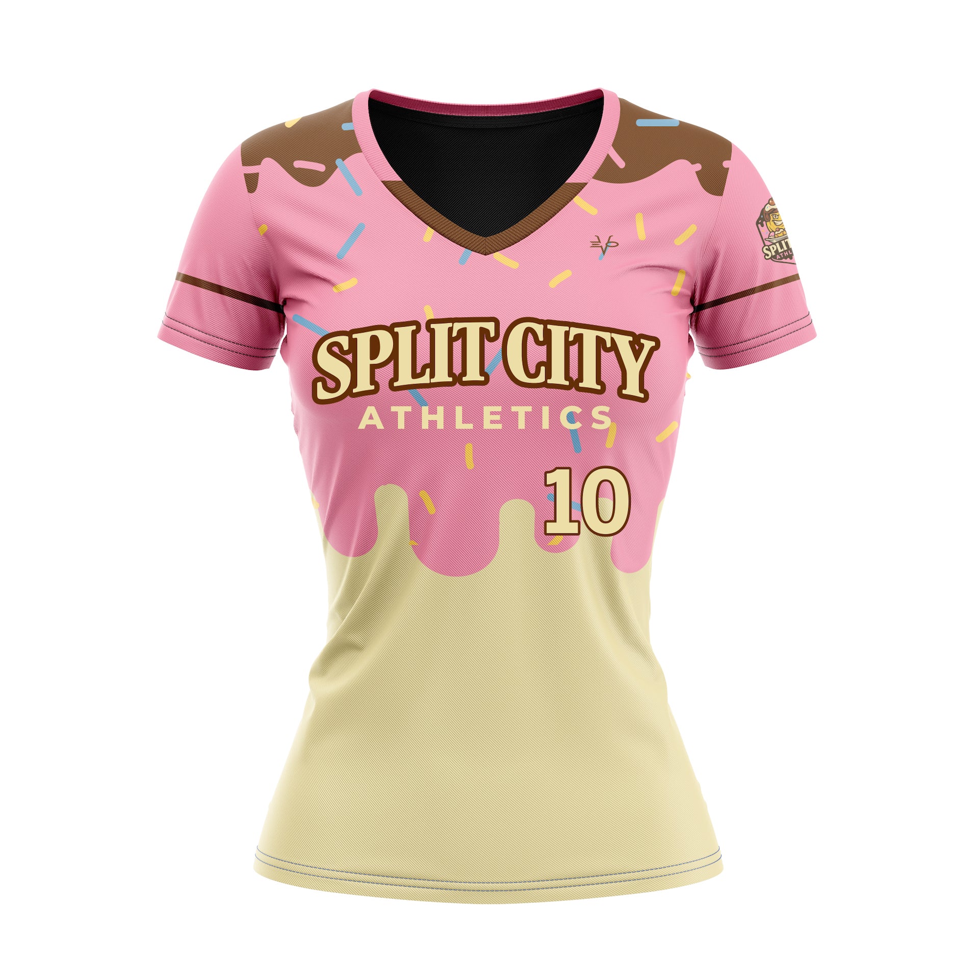 SPLIT CITY ATHLETICS VNECK SS