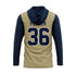 SPRING-FORD YOUTH FOOTBALL Sublimated Lightweight Hoodie Back