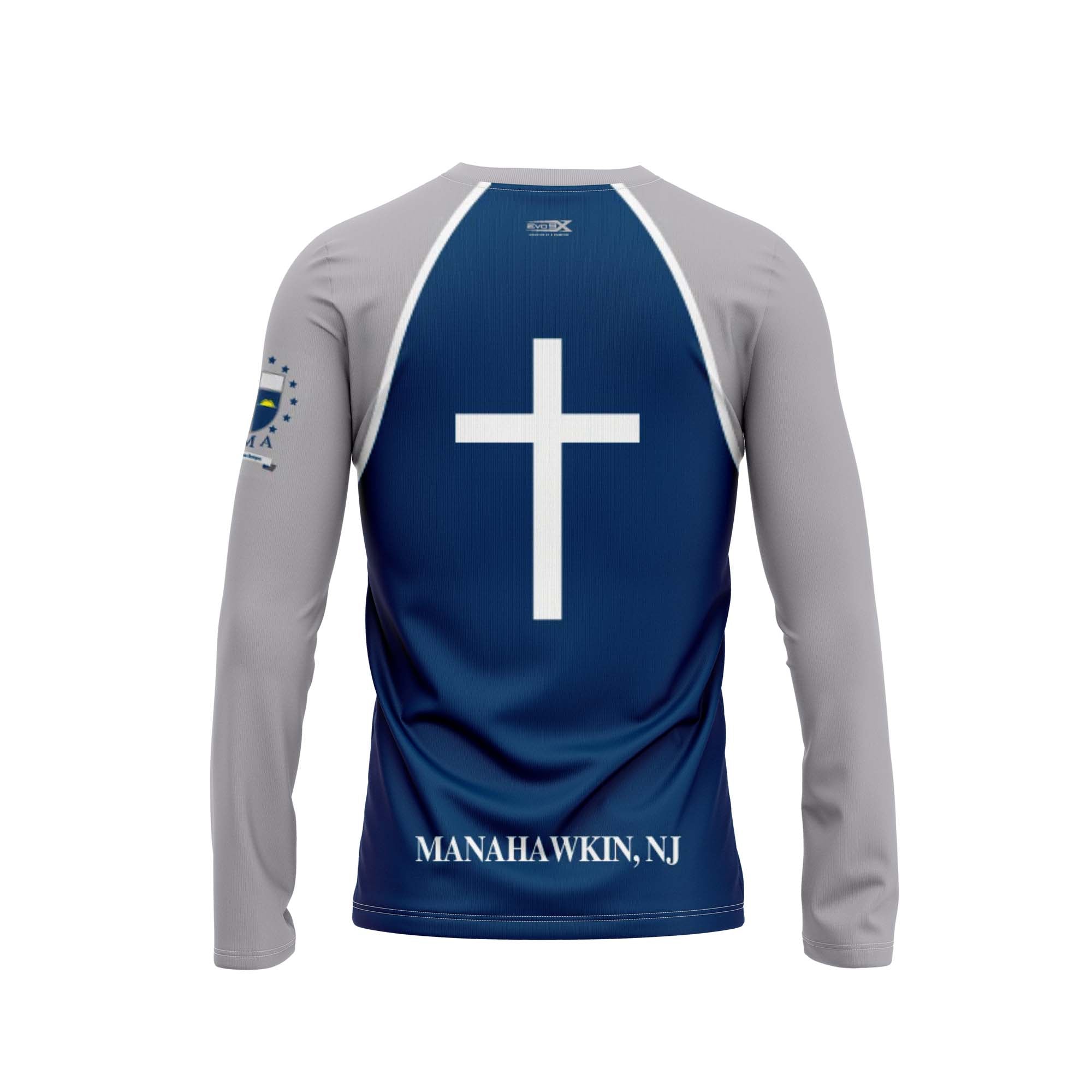 ST. MARY ACADEMY WOMENS LONG SLEEVE SHIRT (NAVY)