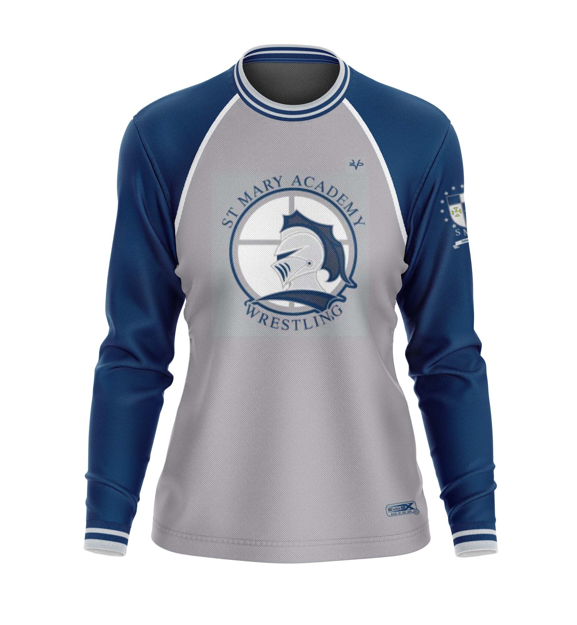 ST. MARY ACADEMY LONG SLEEVE SHIRT (GREY)