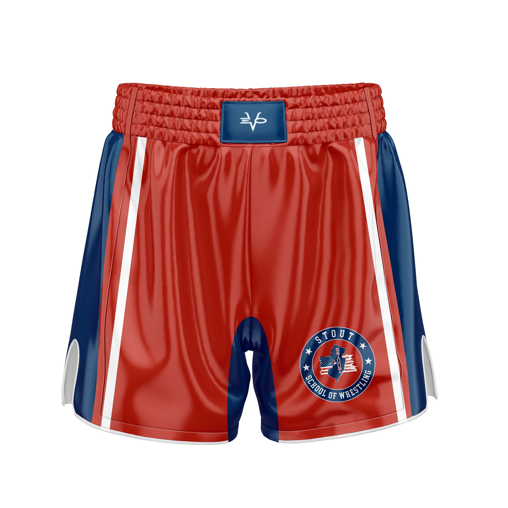 STOUT WRESTLING FIGHT SHORTS (RED)