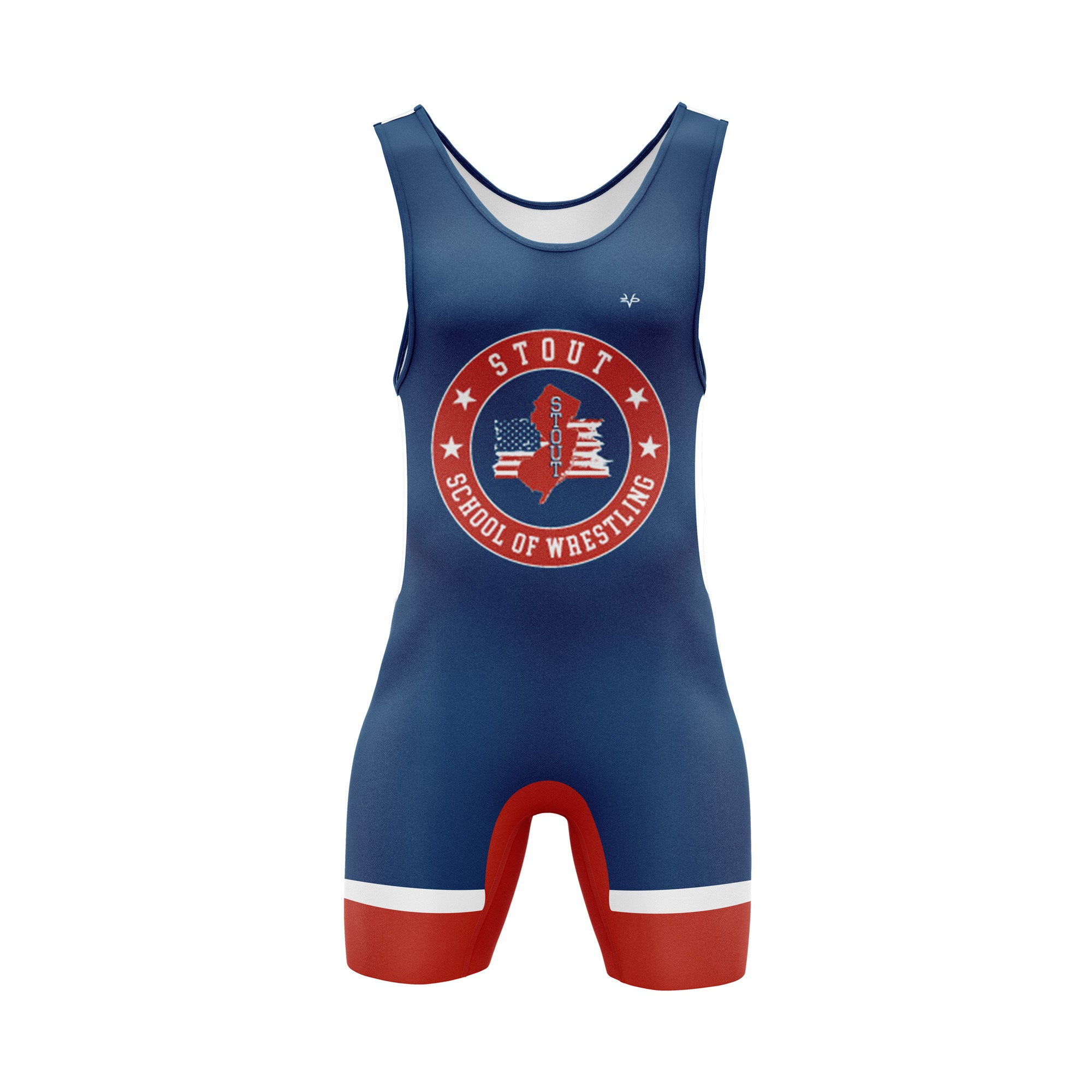 STOUT WRESTLING SINGLET (NAVY)