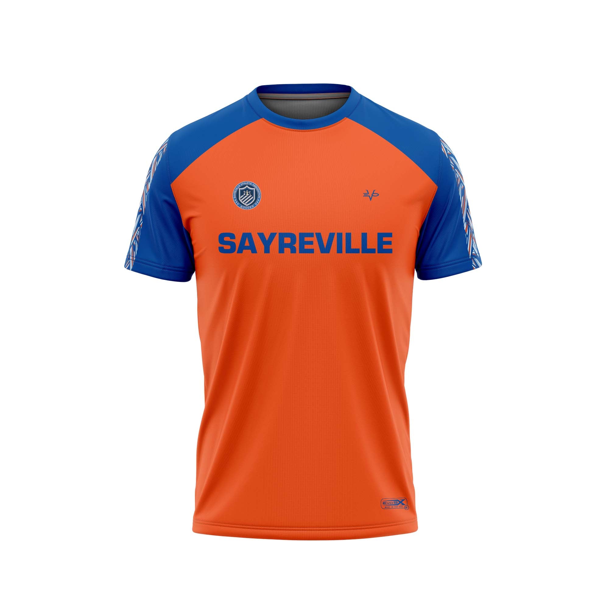 SAYREVILLE SOCCER - STORM 15/16 ORANGE ROYAL SS GOALIE JERSEY 2024