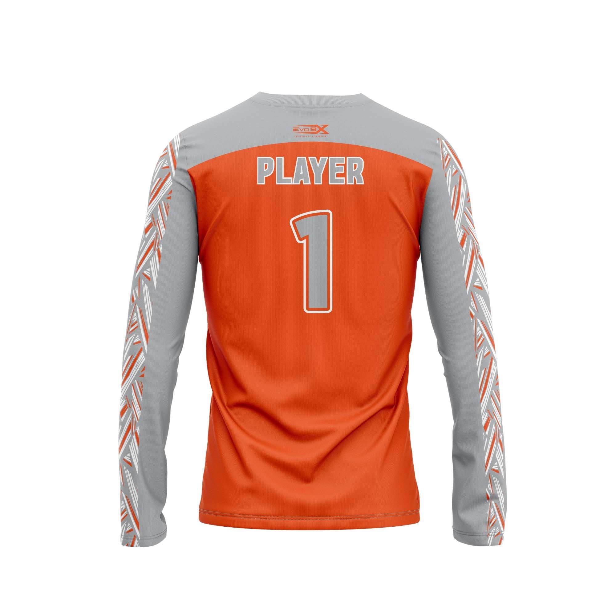 SAYREVILLE SOCCER - STORM 15/16  ORANGE METALLIC GOALIE JERSEY 2024