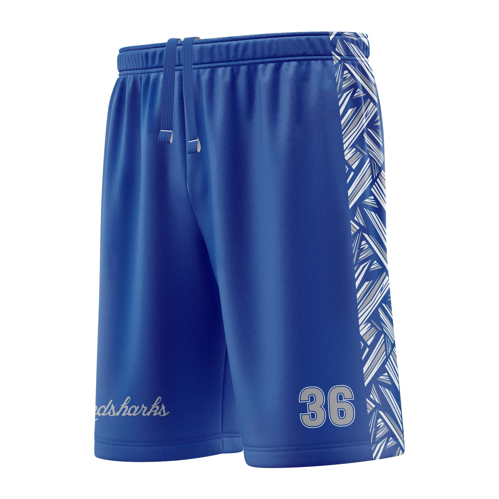 SAYREVILLE SOCCER - LANDSHARKS U11 BOYS BLUE GAME SHORTS