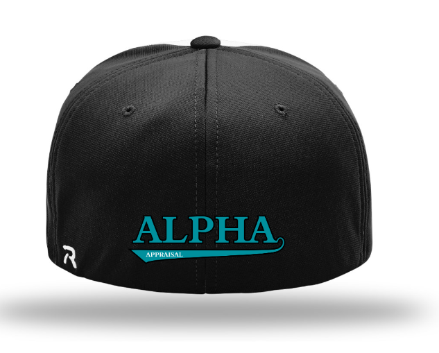 ALPHA APPRAISAL BLACK BASEBALL HAT