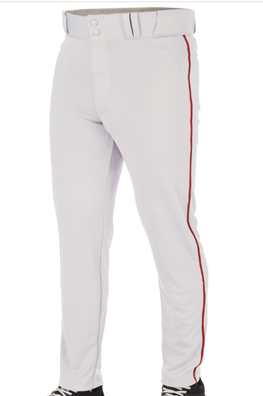 WOODBRIDGE BARRONS FULL LENGTH PANT - WHITE/RED