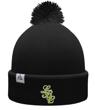 LEGIT BASEBALL POM POM HAT - BLACK