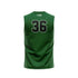 South Plainfield Surge Green Sleeveless Jersey