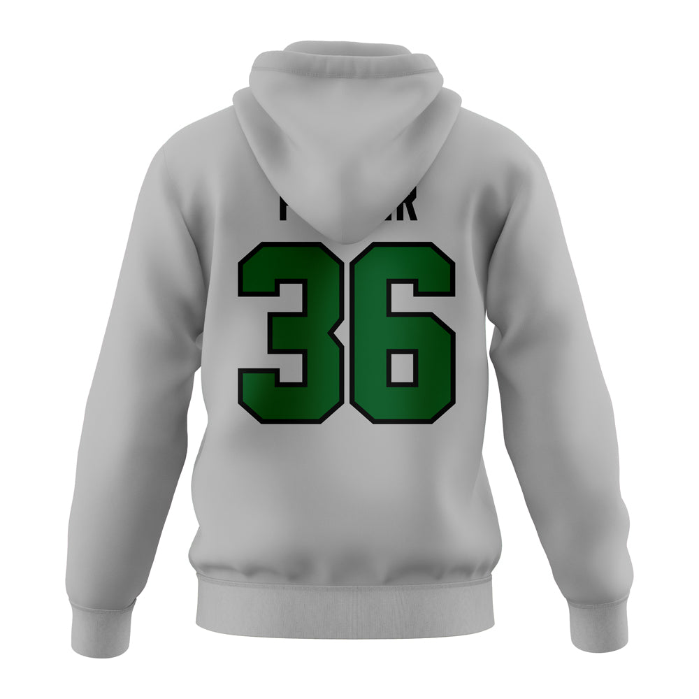 Sublimated Hoodie Grey Back