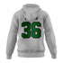 Sublimated Hoodie Grey Back