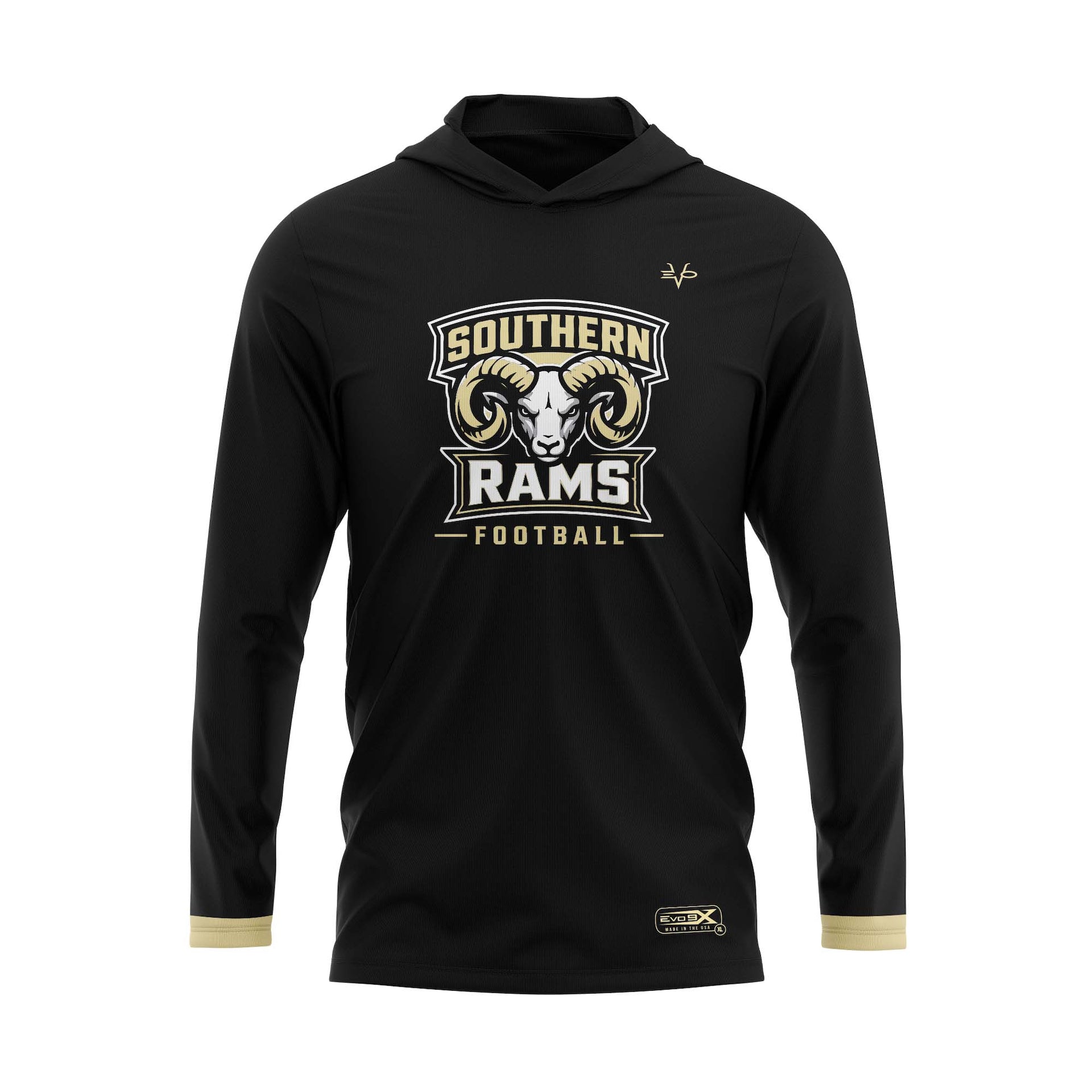 SOUTHERN RAMS - LS LT/WT HOODIE