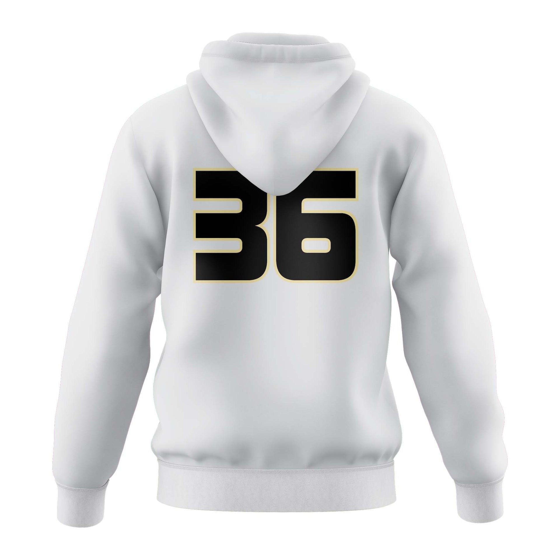 SOUTHERN RAMS - SEMI SUB HOODIE - SILVER