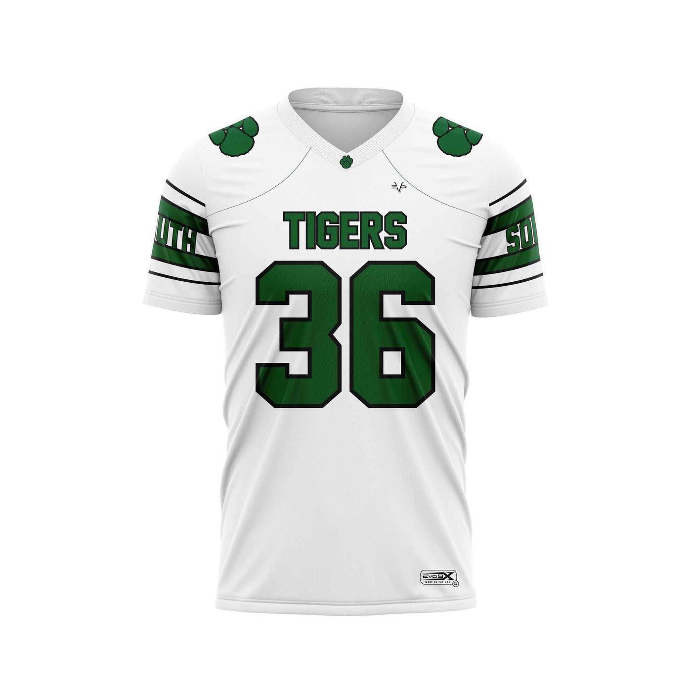 EVO9X Store South Plainfield Tigers Fan Jersey X-Large