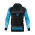 TAKEOVER BASEBALL Sublimated Hoodie - Black/Blue