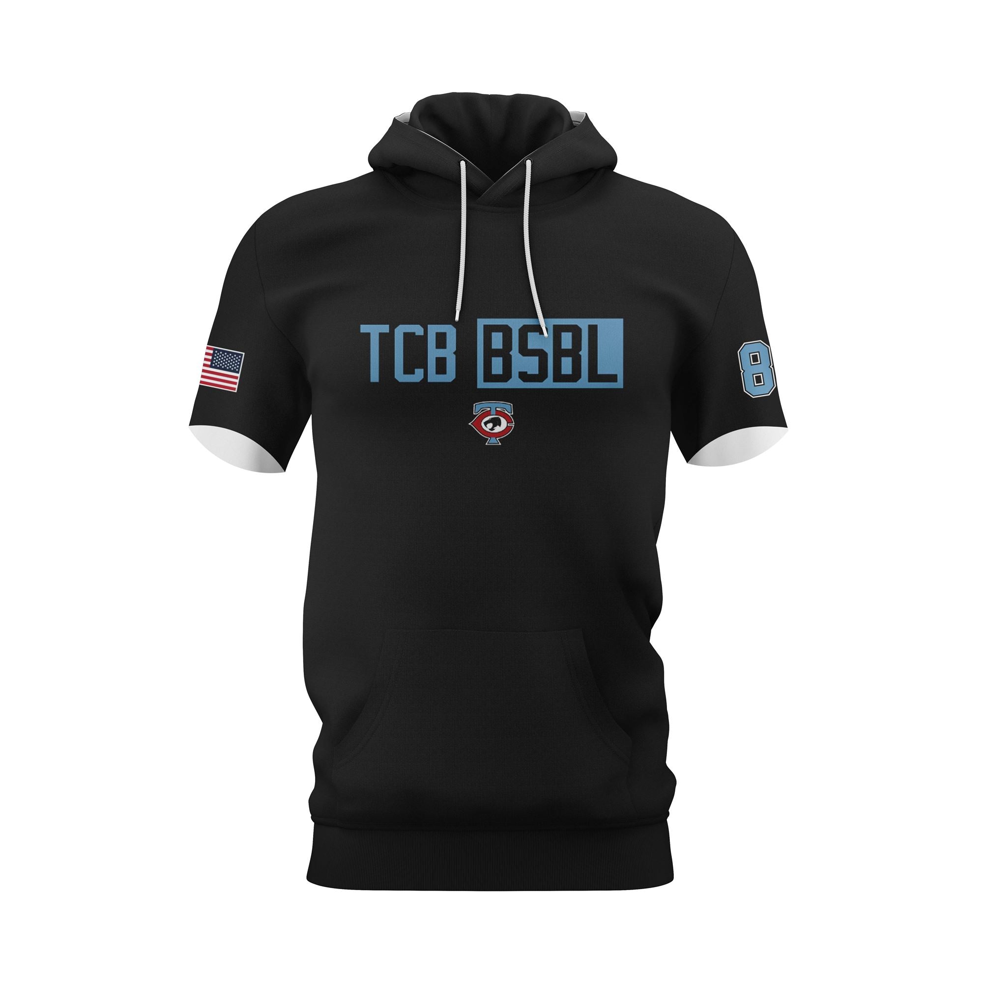 TCB BSBL HOODIE - BLACK
