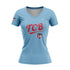 TCB WOMENS VNECK SS - BLUE