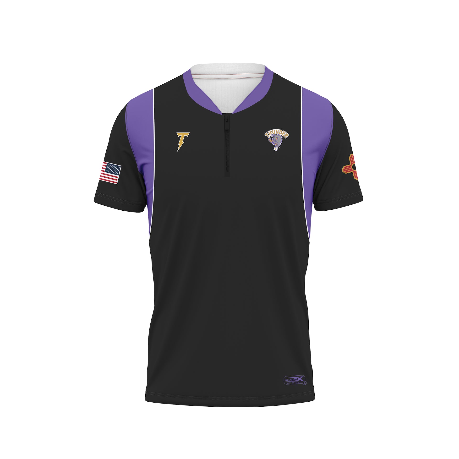 THUNDER BATTING JACKET SS BLACK