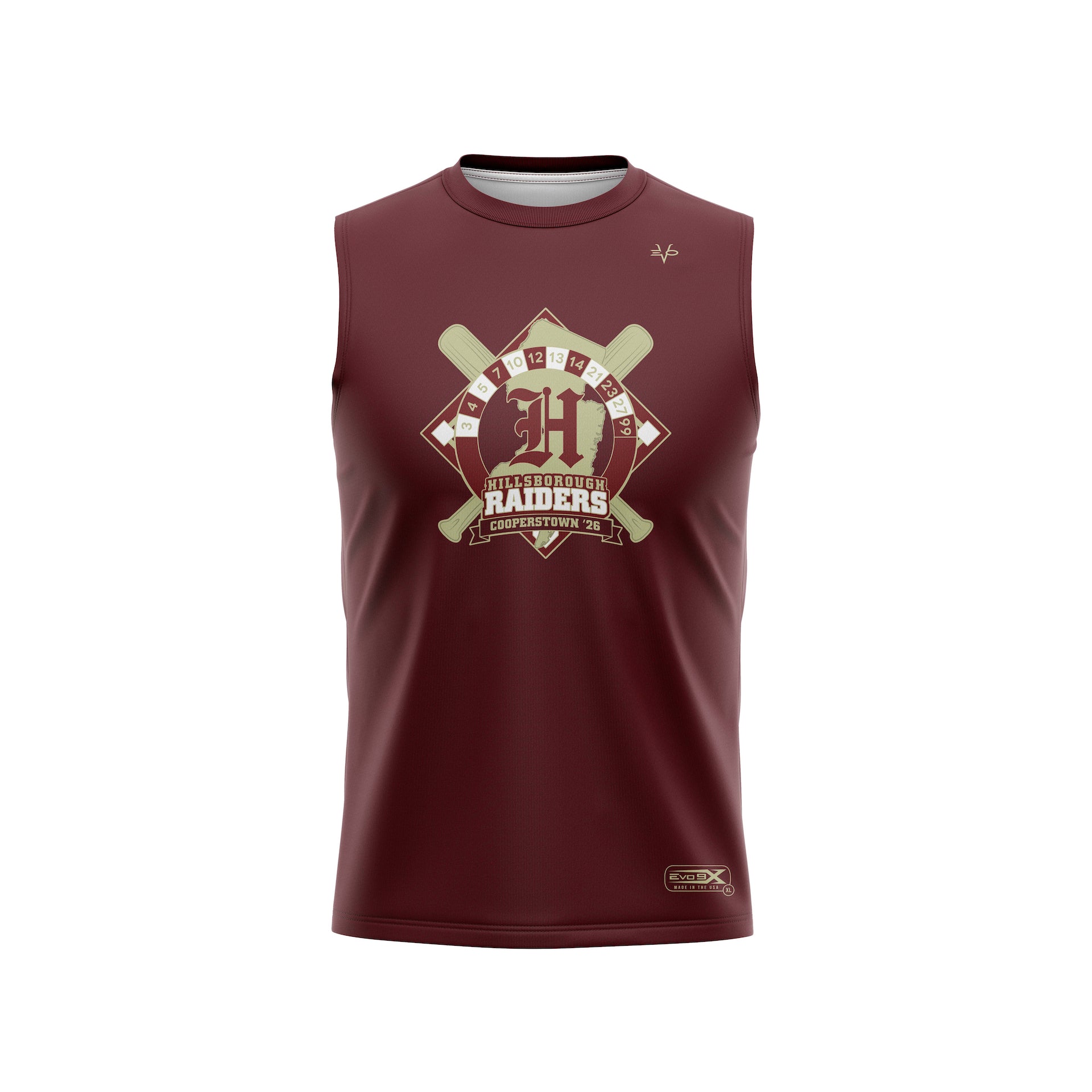COOPERSTOWN LOGO TANKTOP MAROON