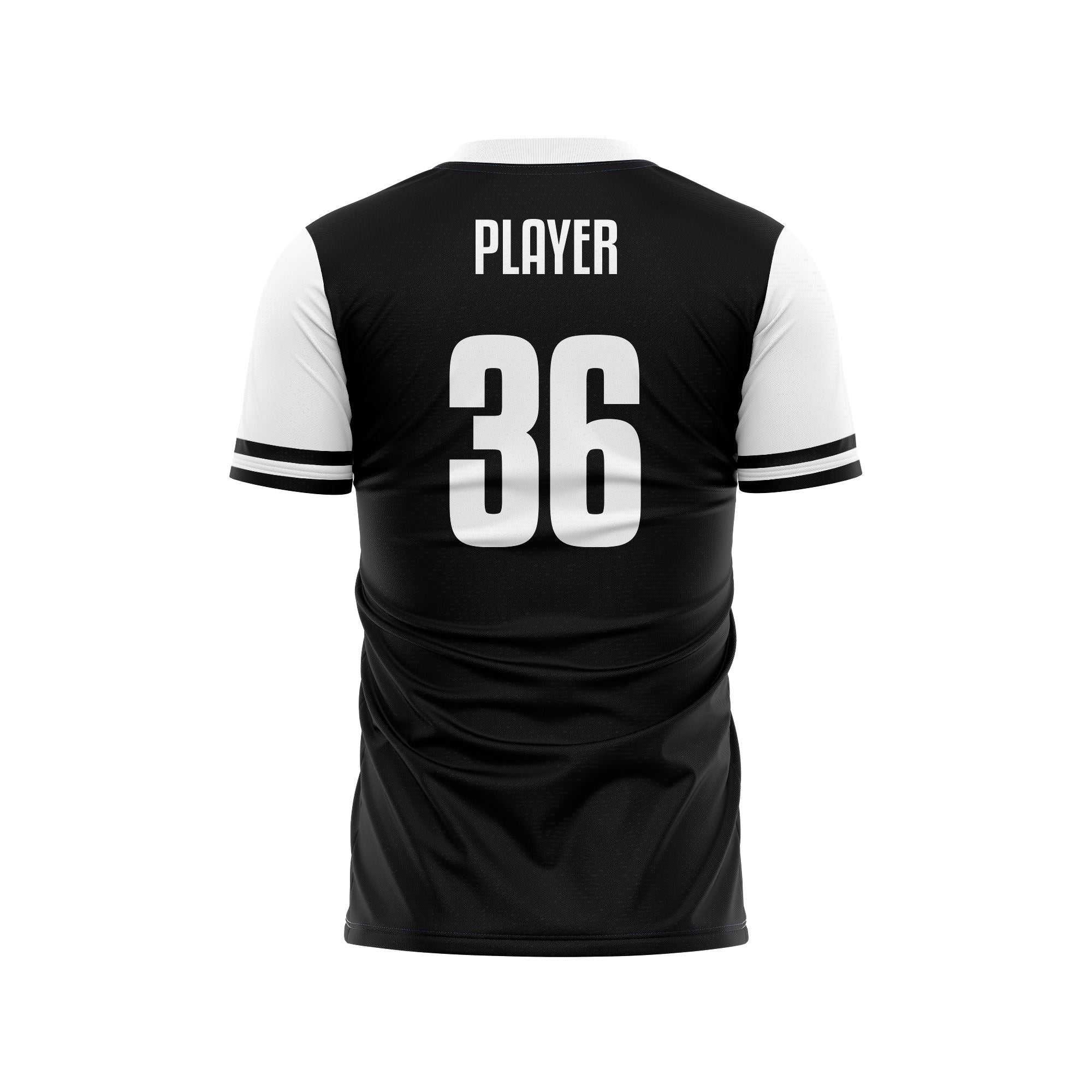 TR WARRIORS Football Fan Jersey Black