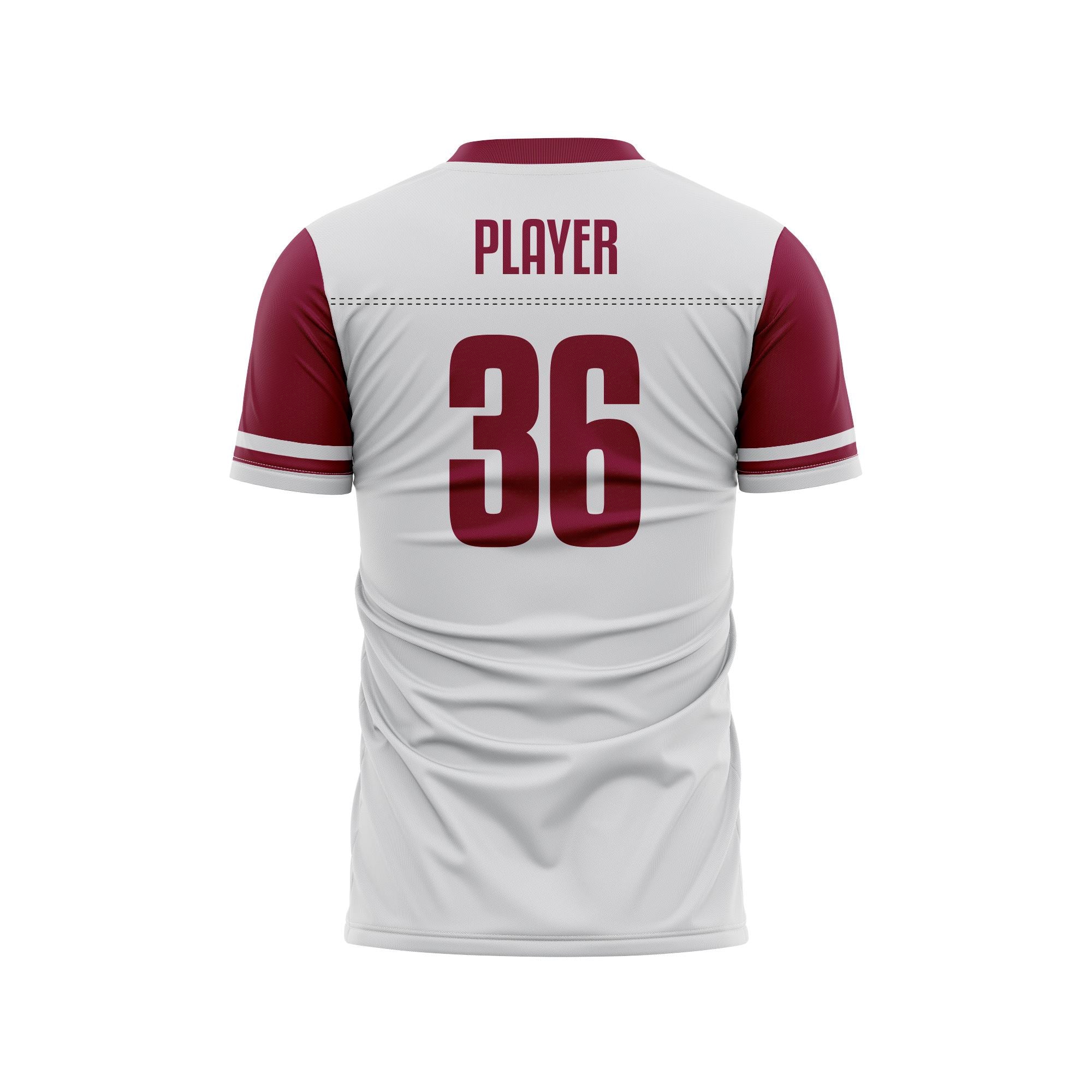 TR WARRIORS Football Fan Jersey Silver